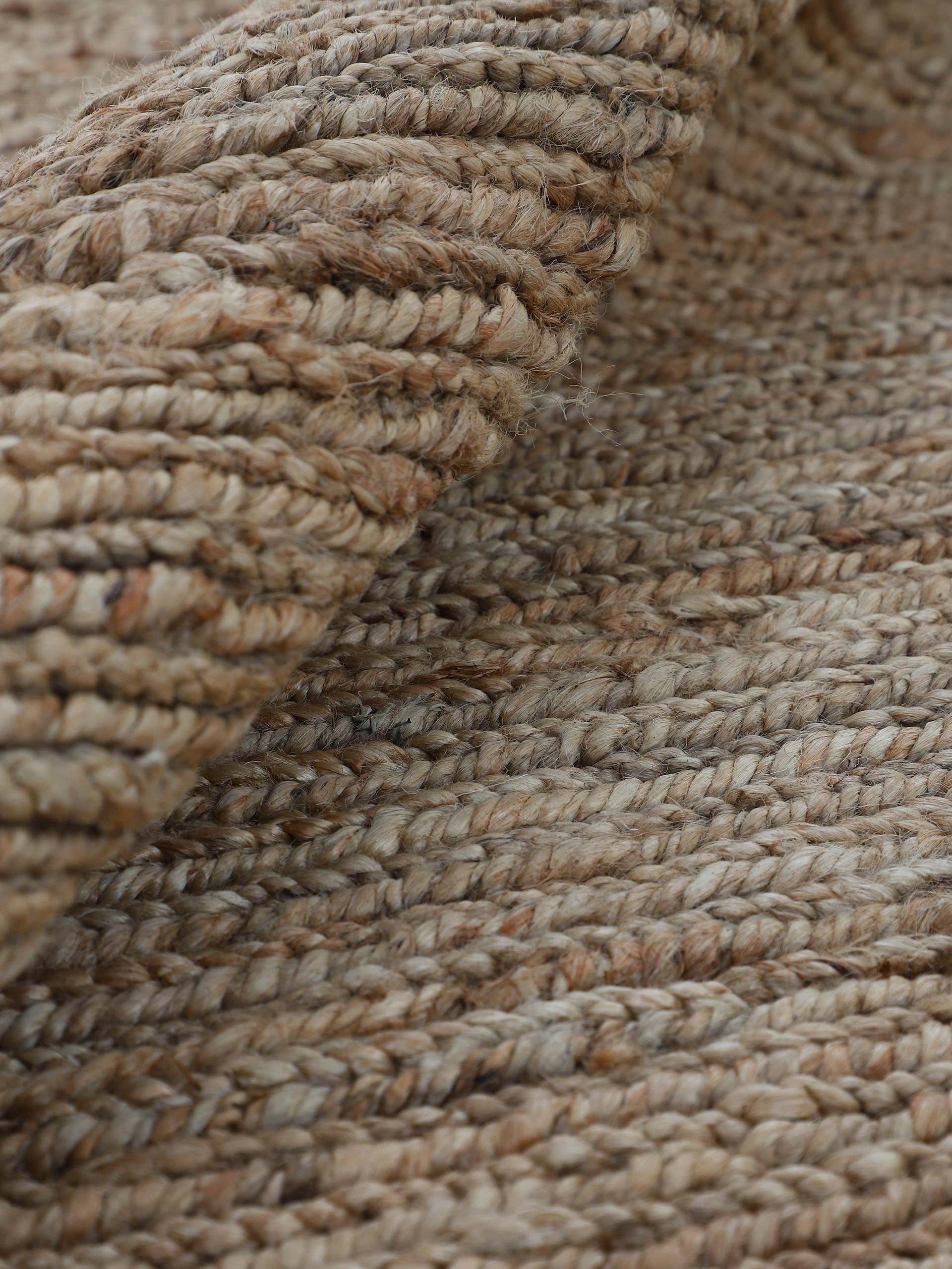 carpetfine Läufer »Nala Juteteppich Naturfaser«, rechteckig, 9 mm Höhe, wendbar, aus 100% Jute, in vielen Größen und Formen, quadratisch, rund