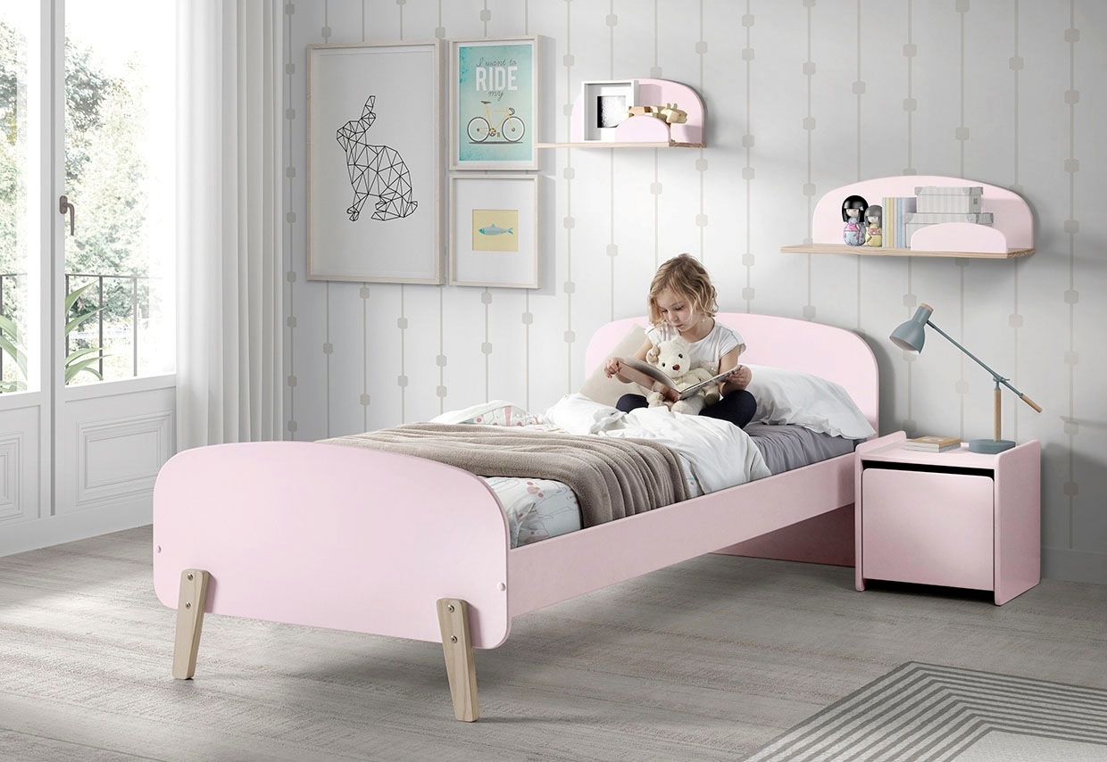 Vipack Kinderregal »Kiddy«, (Made in Europe), Wandregal aus Kiefer, MDF Komponenten, wahlweise 45cm oder 65cm breit