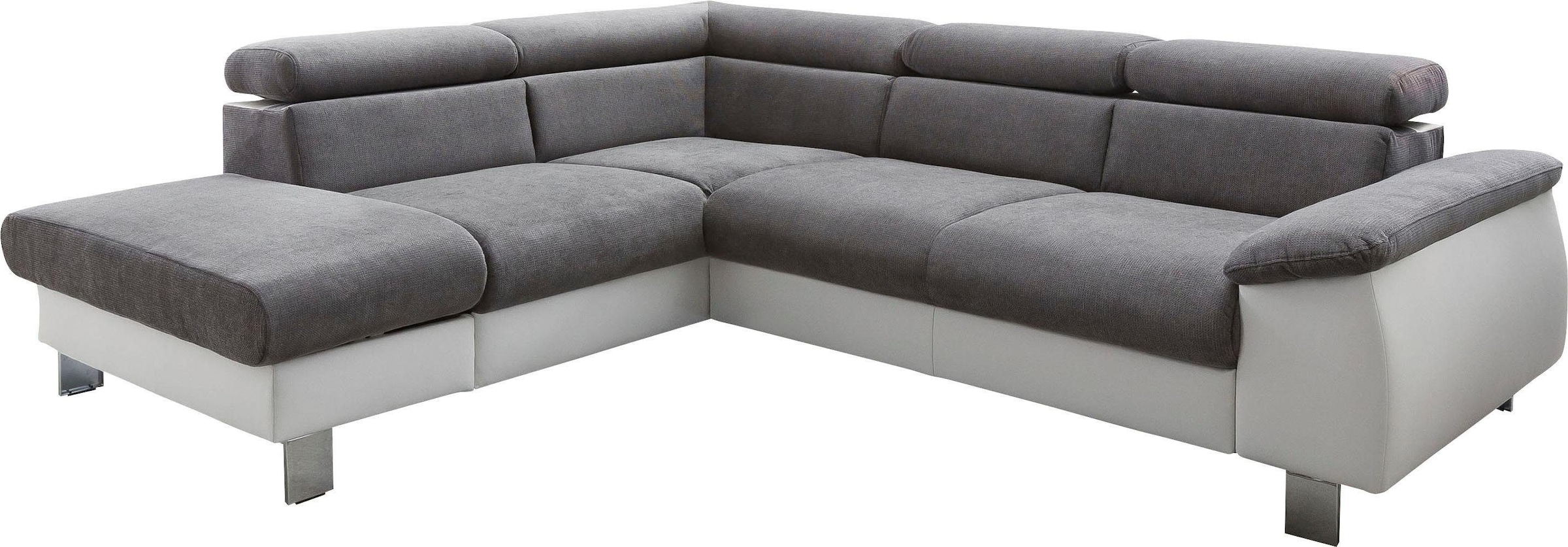 COTTA Ecksofa "Komaris L-Form mit Kopfteilverstellung", wahlweise mit Bettf günstig online kaufen