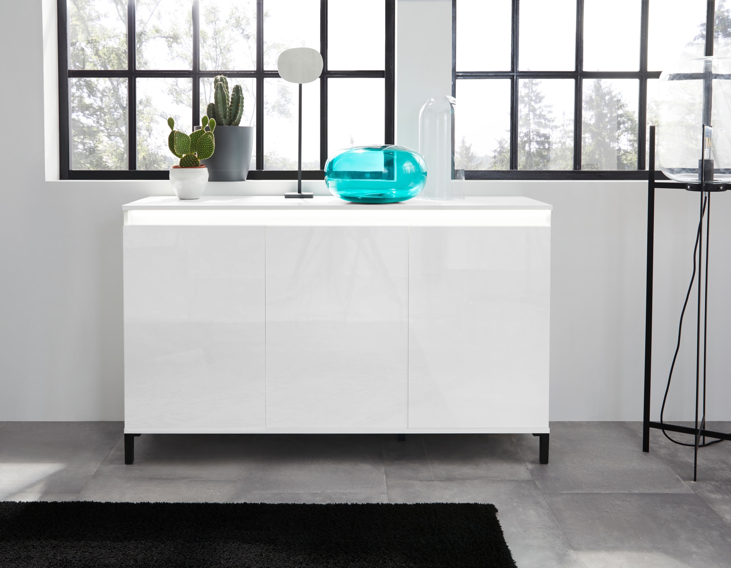 INOSIGN Sideboard »Genio«, Breite 138 cm, mit wendbare Blende ohne Beleuchtung