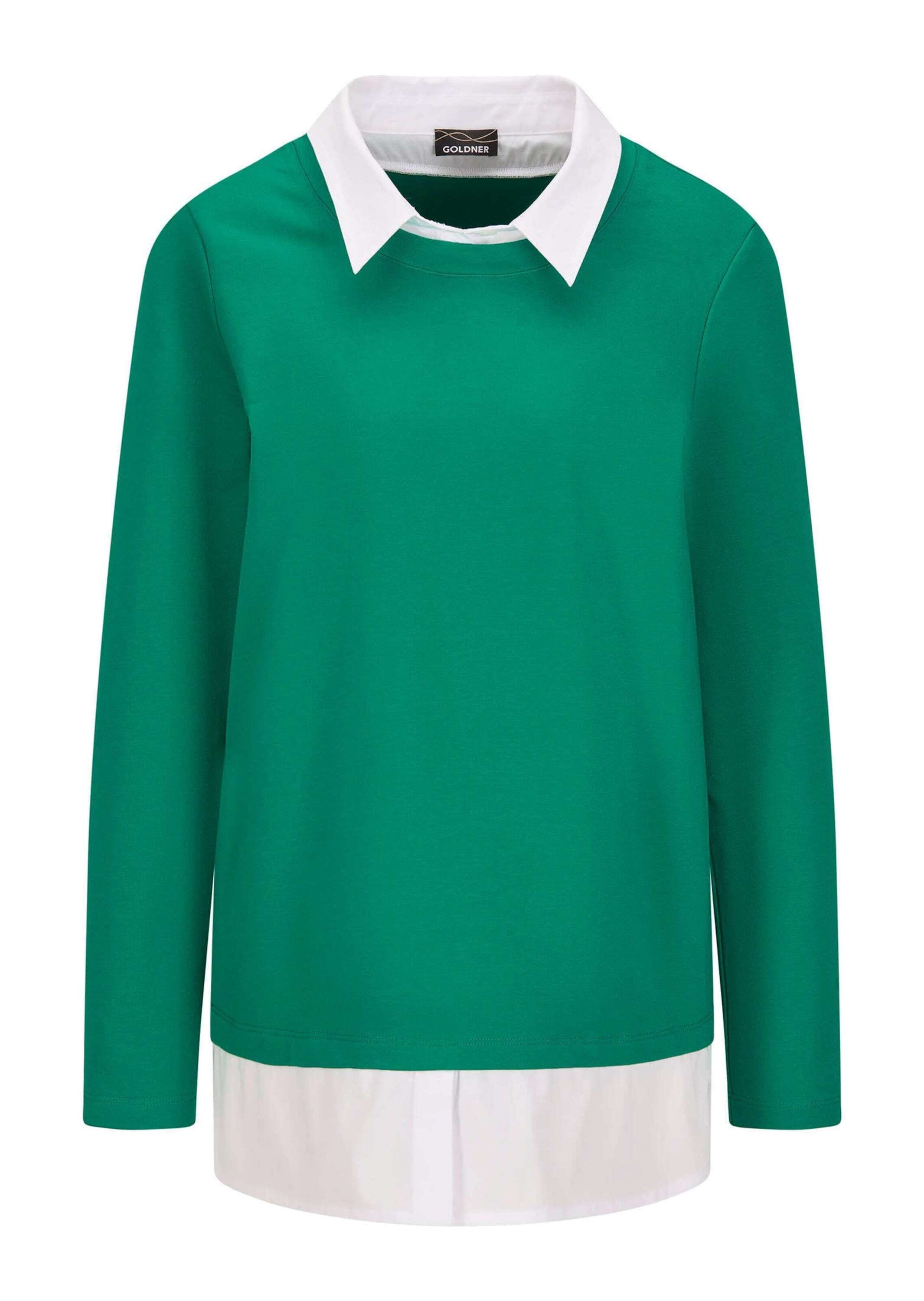 GOLDNER Langarmshirt "Elegantes 2-in-1 Business-Oberteil" günstig online kaufen