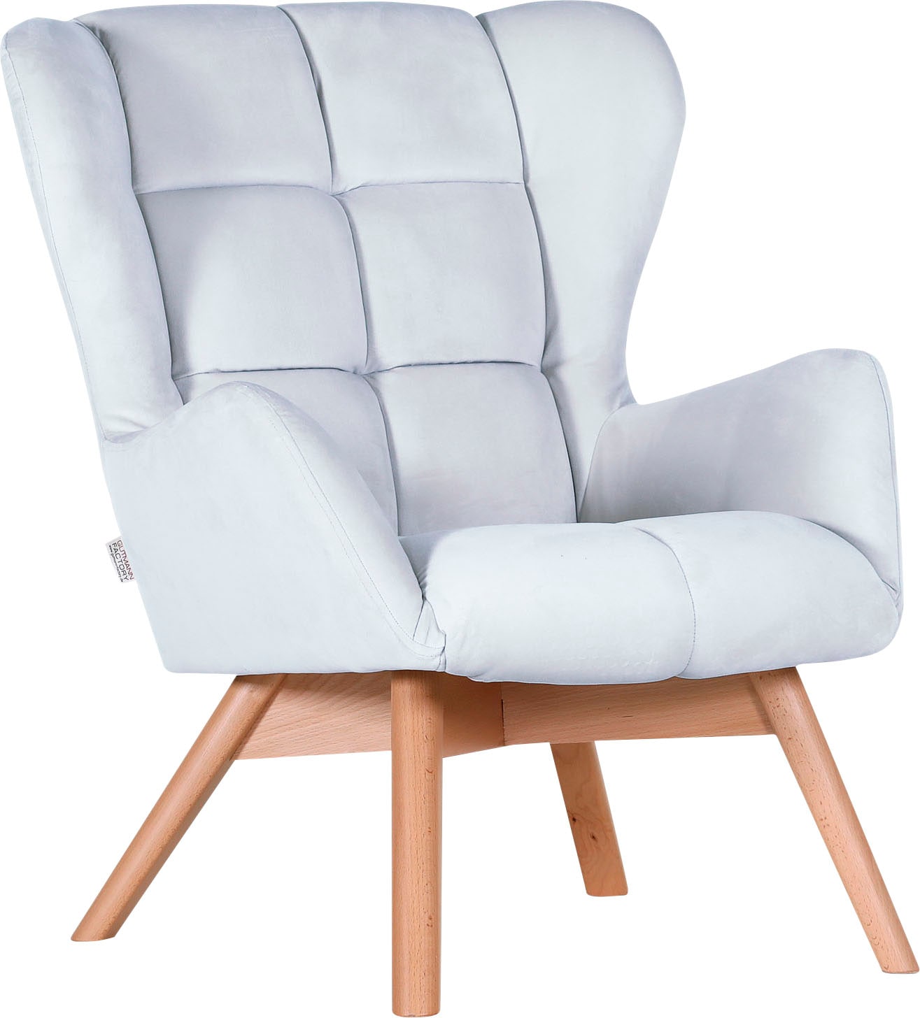 Gutmann Factory Sessel »Luna«, Gestell antikfarben oder eiche natur