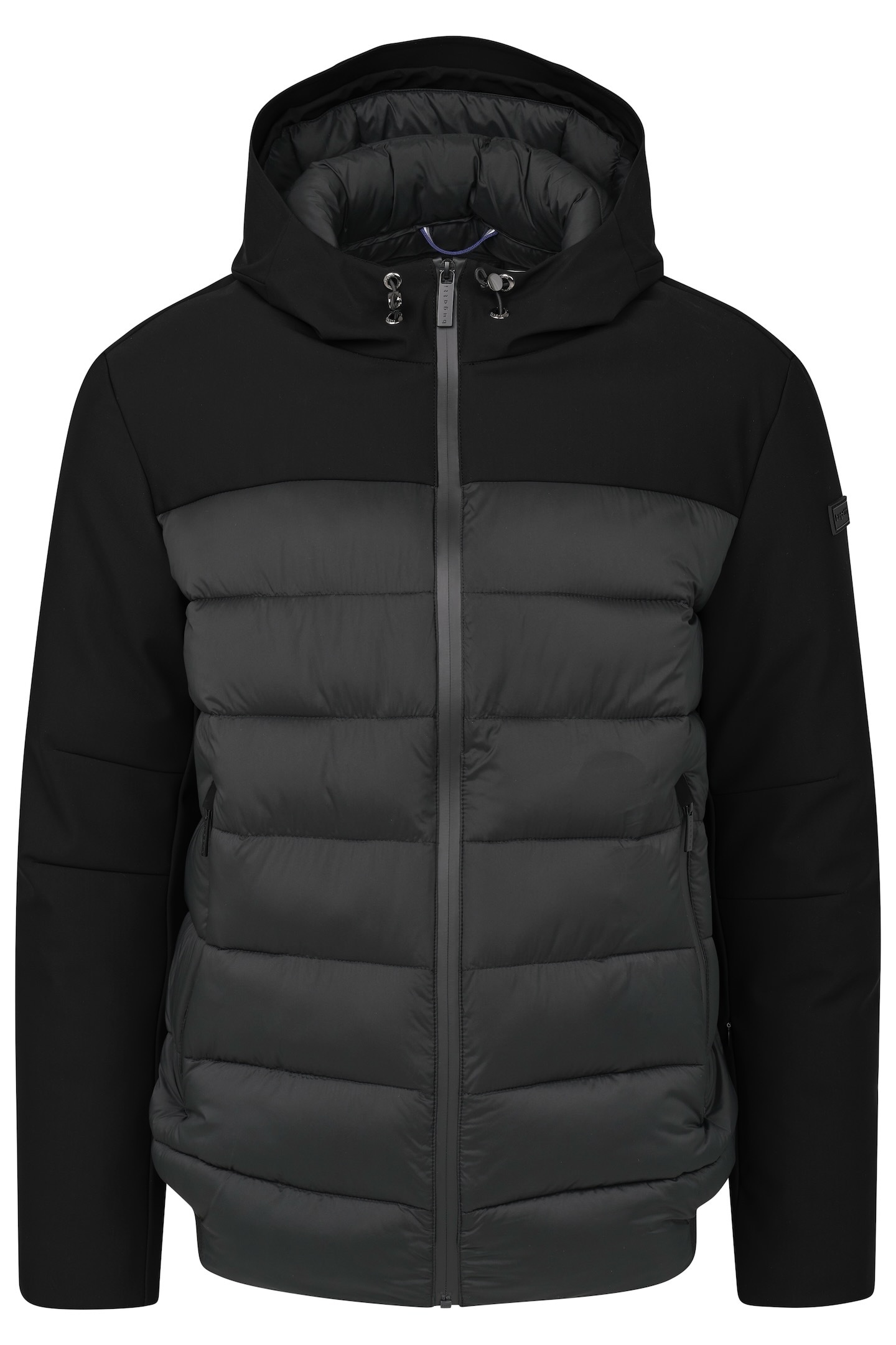 bugatti Langjacke, mit Kapuze, mit Stretchfunktion