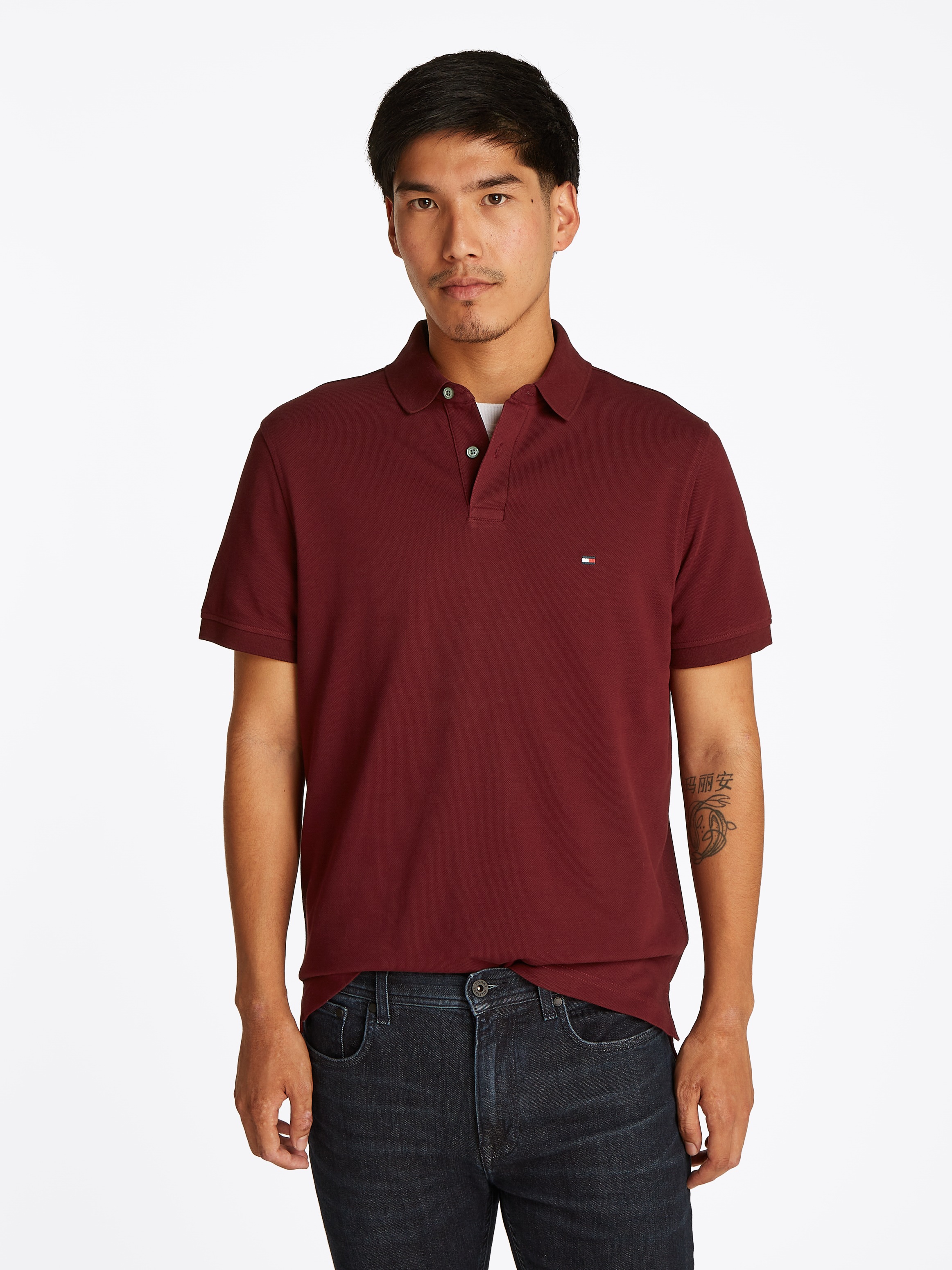 Tommy Hilfiger Poloshirt "1985 REGULAR POLO" aus Piqué günstig online kaufen