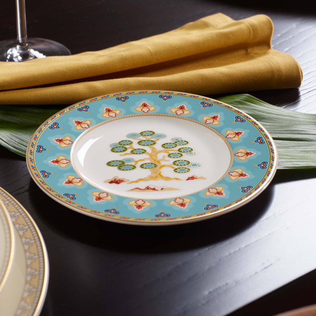 Villeroy & Boch Brotteller »Brotteller Samarkand Aquamarin ø 16,4 cm 6er Set bunt«