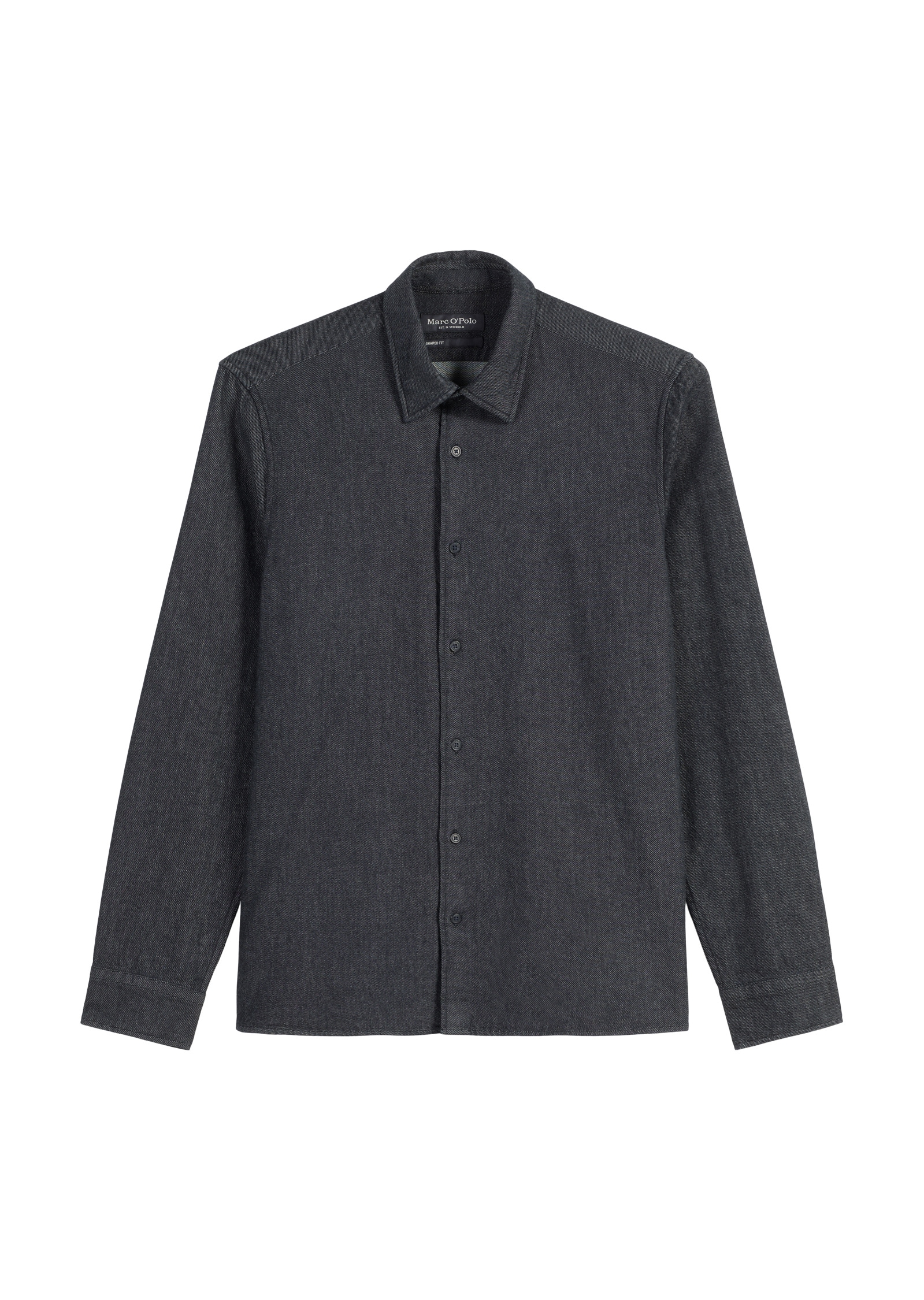 Marc O'Polo Langarmhemd »aus reiner Bio-Baumwolle«