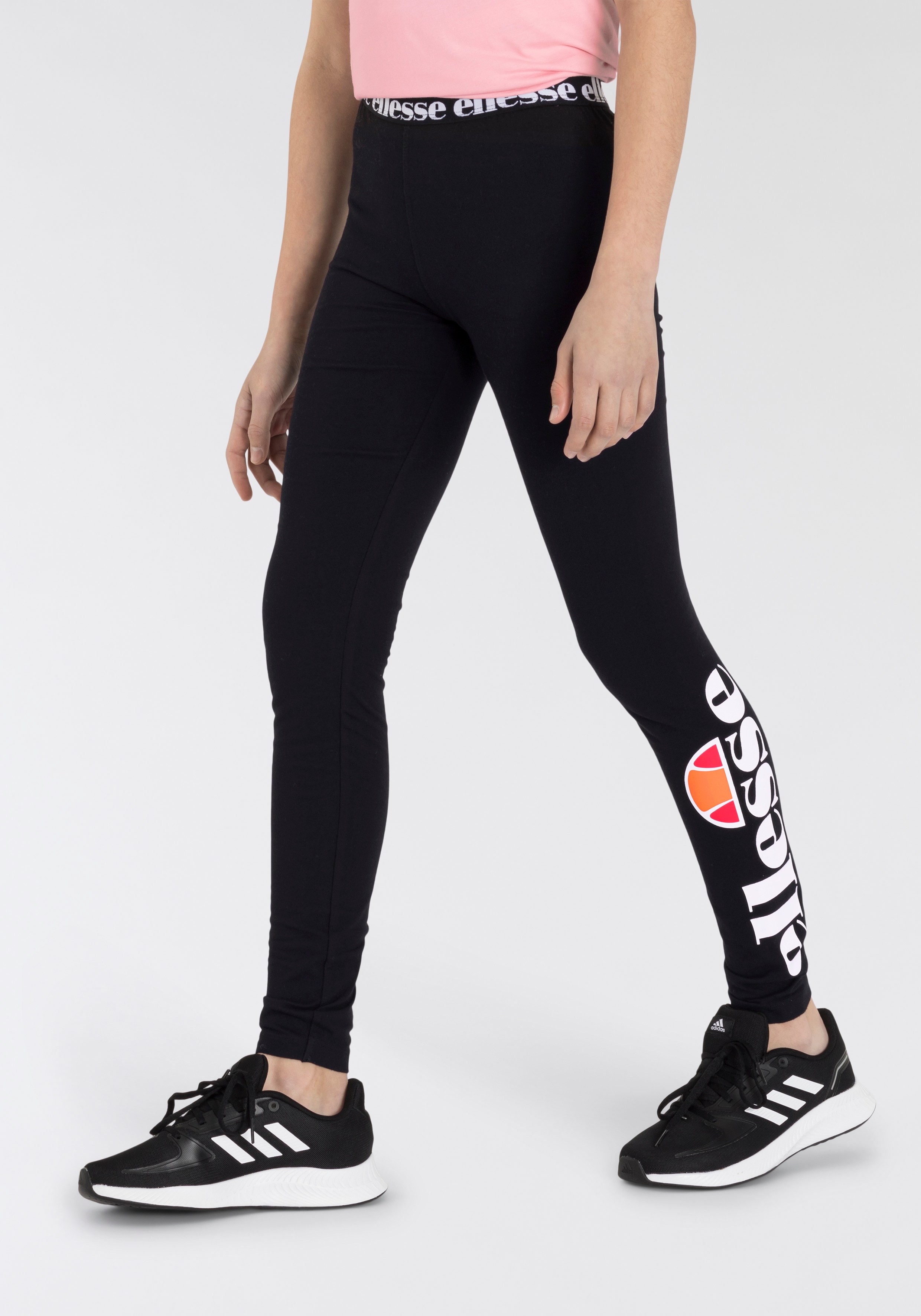 Ellesse Leggings "FABI" mit Logodruck, aus Baumwolle und Elasthan
