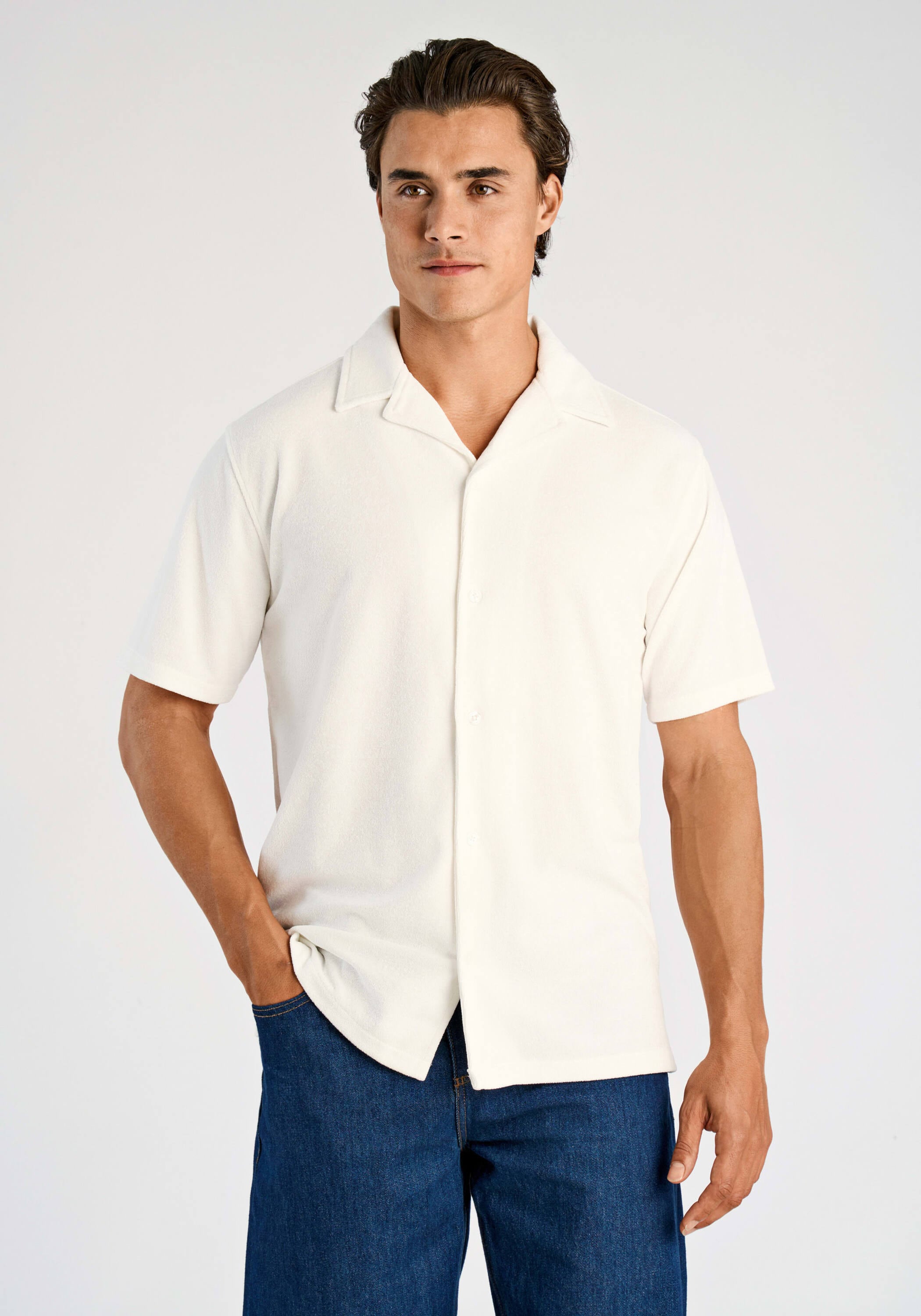 LINDBERGH Kurzarmhemd "Freizeithemd (Kurzarm) Relaxed Fit"