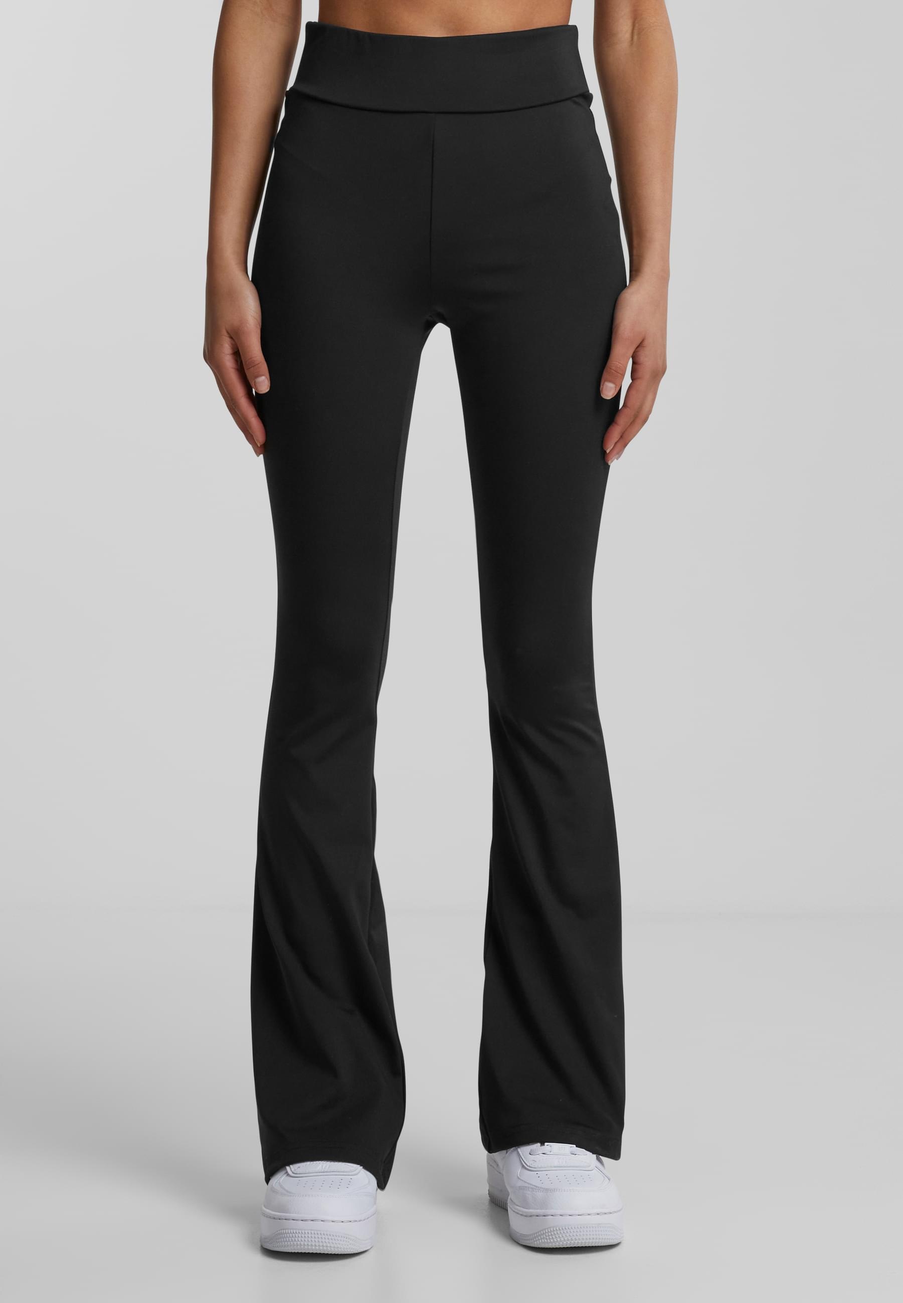 URBAN CLASSICS Leggings »Urban Classics Damen Ladies Recycled High Waist Flared Leggings«, (1 tlg.)