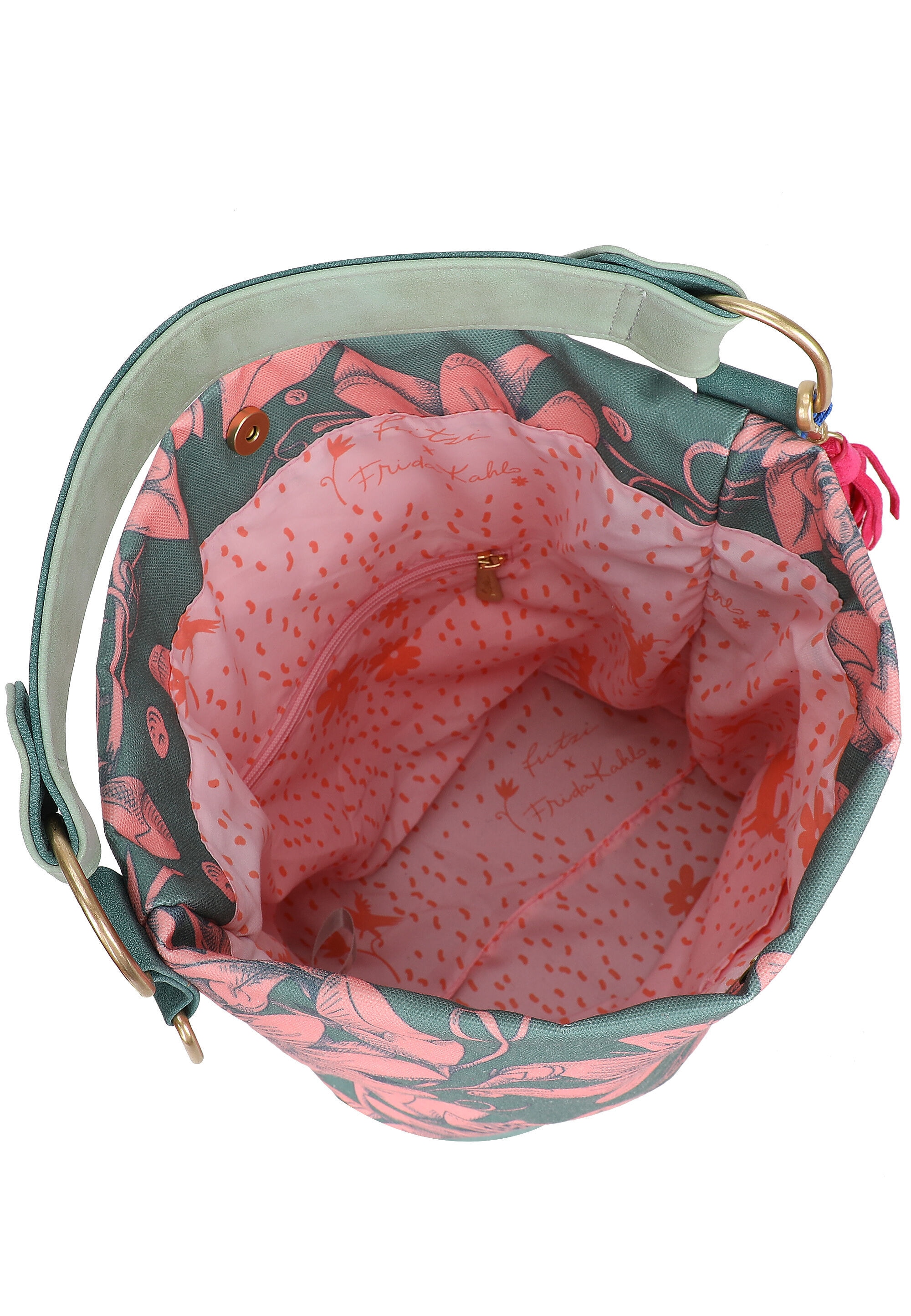 Fritzi aus Preußen Umhängetasche »Fritzi x Frida Kahlo« mit Blumenprint