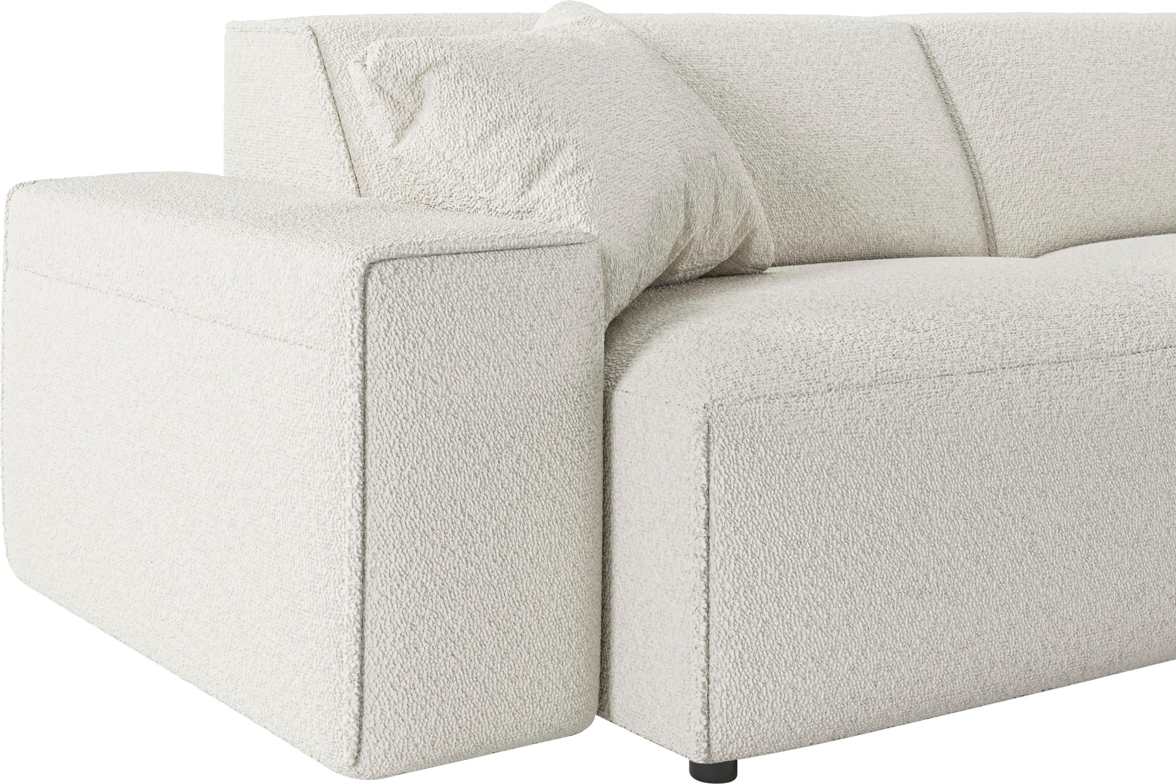 andas Ecksofa »Glimminge L-Form auch in Breitcord, Feincord + Easy care-Bezug,«, Breite 234, Zierkissen