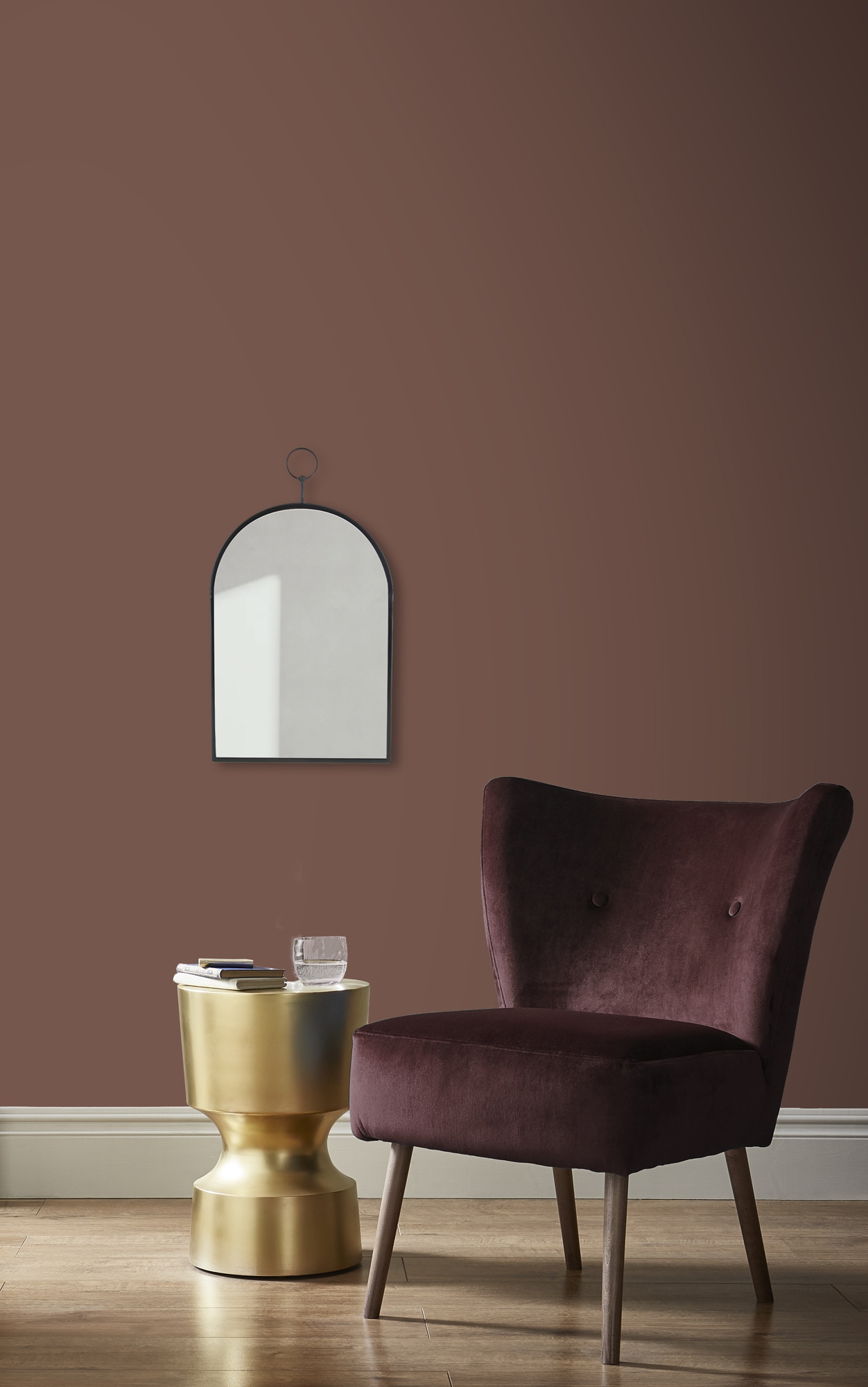 Spiegel, B:28,5cm H:50cm T:1,5cm Ø:1,5cm, schwarz, ART FOR THE HOME, Metall, Spiegel, "Daisy", Luxus Spiegel