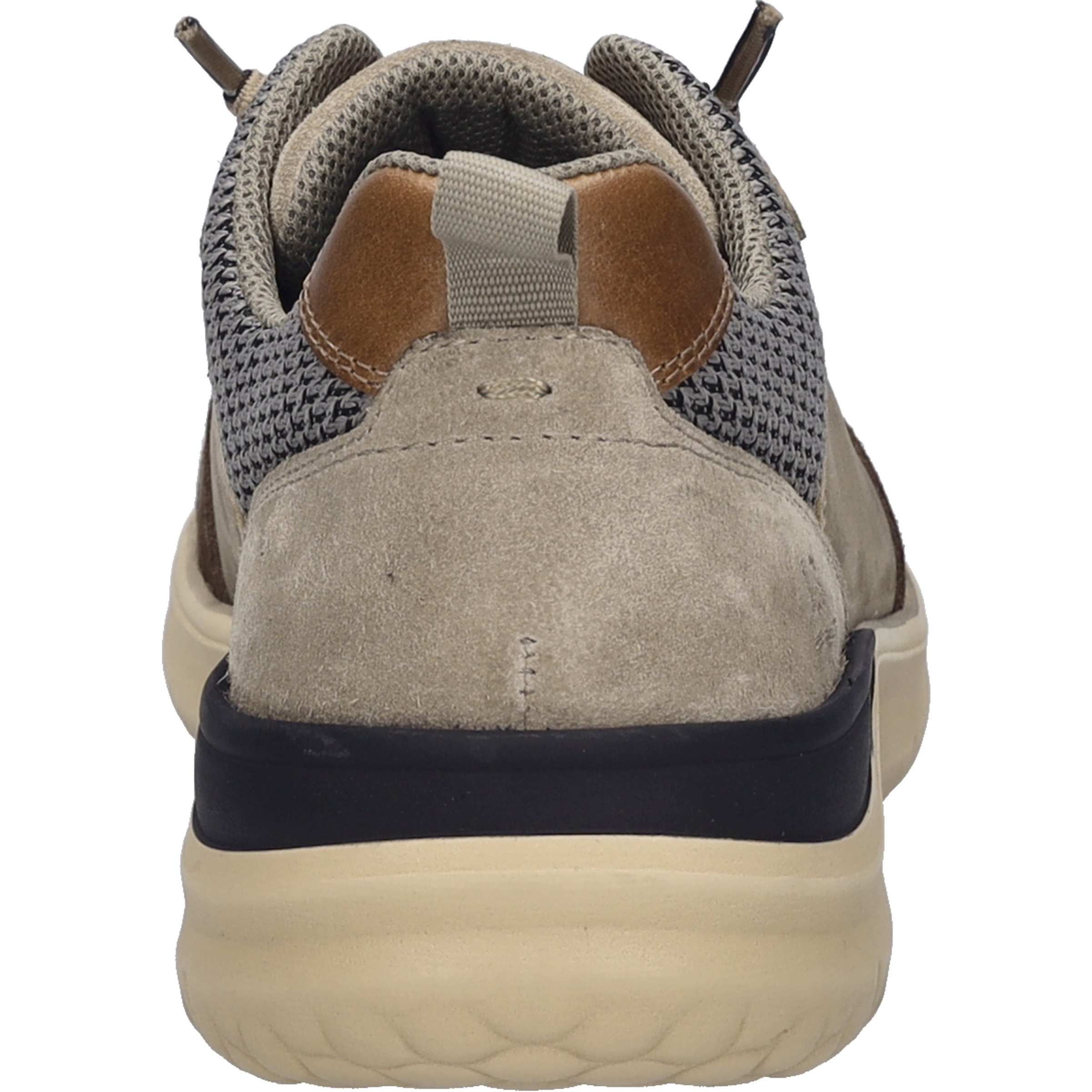 Schnürschuh JOSEF SEIBEL "Josef Seibel Halbschuhe Leder/Textil", Herren, Gr. 41, beige (sand), Leder, Textil, Schuhe Schnürschuh 3