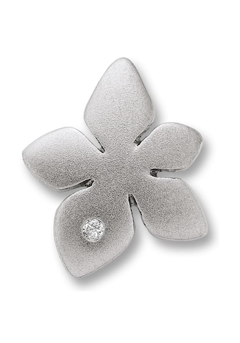 Kettenanhänger »Zirkonia Blume Anhänger aus 925 Silber«