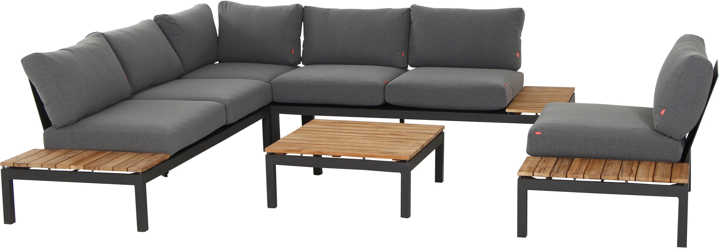 Siena Garden Gartenlounge-Set "Alvida", (Set, 15 tlg.), best. aus 2 Sofas, günstig online kaufen