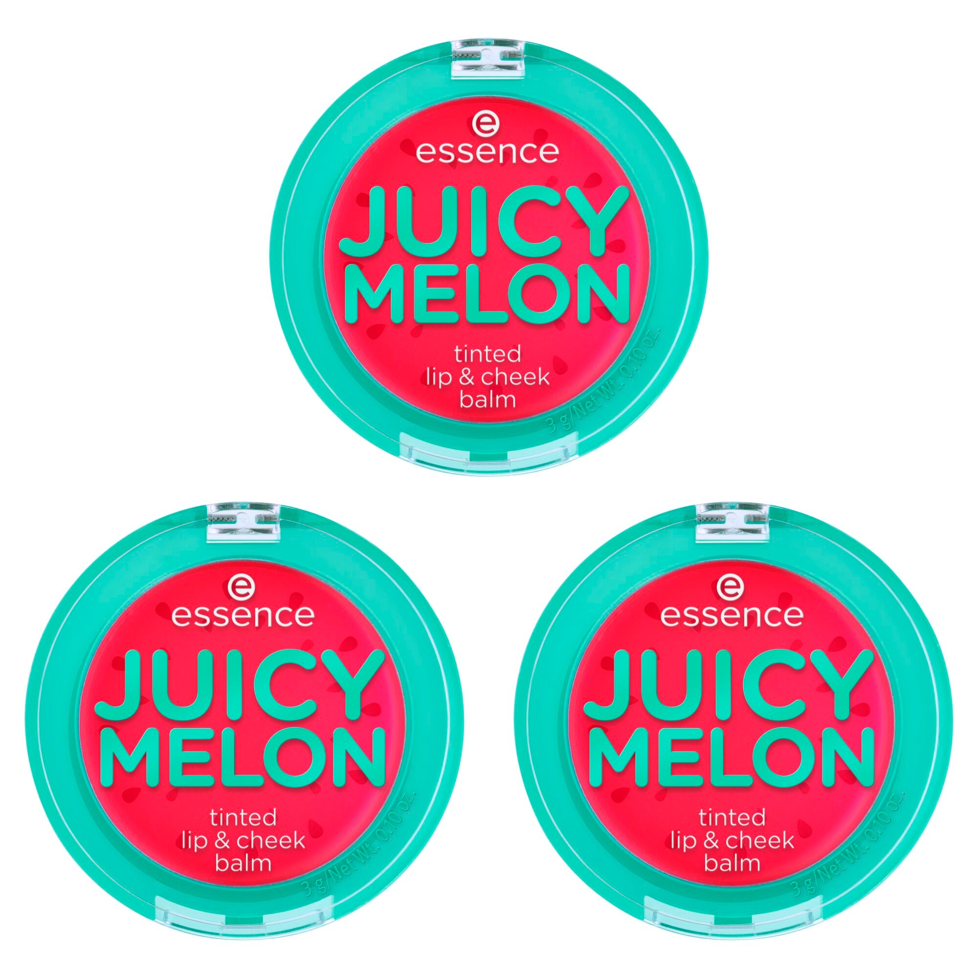 ESSENCE Kinder Rouge "JUICY MELON tinted lip & cheek balm", 9 g, rosa, Teint-Kosmetika, mit Wassermelonenduft