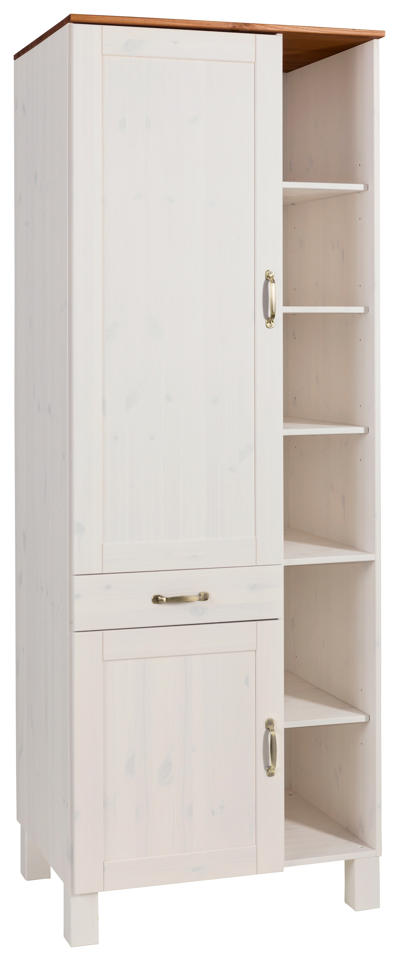 Home affaire Hochschrank "Alby", Breite 75 cm, 2 Türen, 1 Schubkasten, 6 of günstig online kaufen