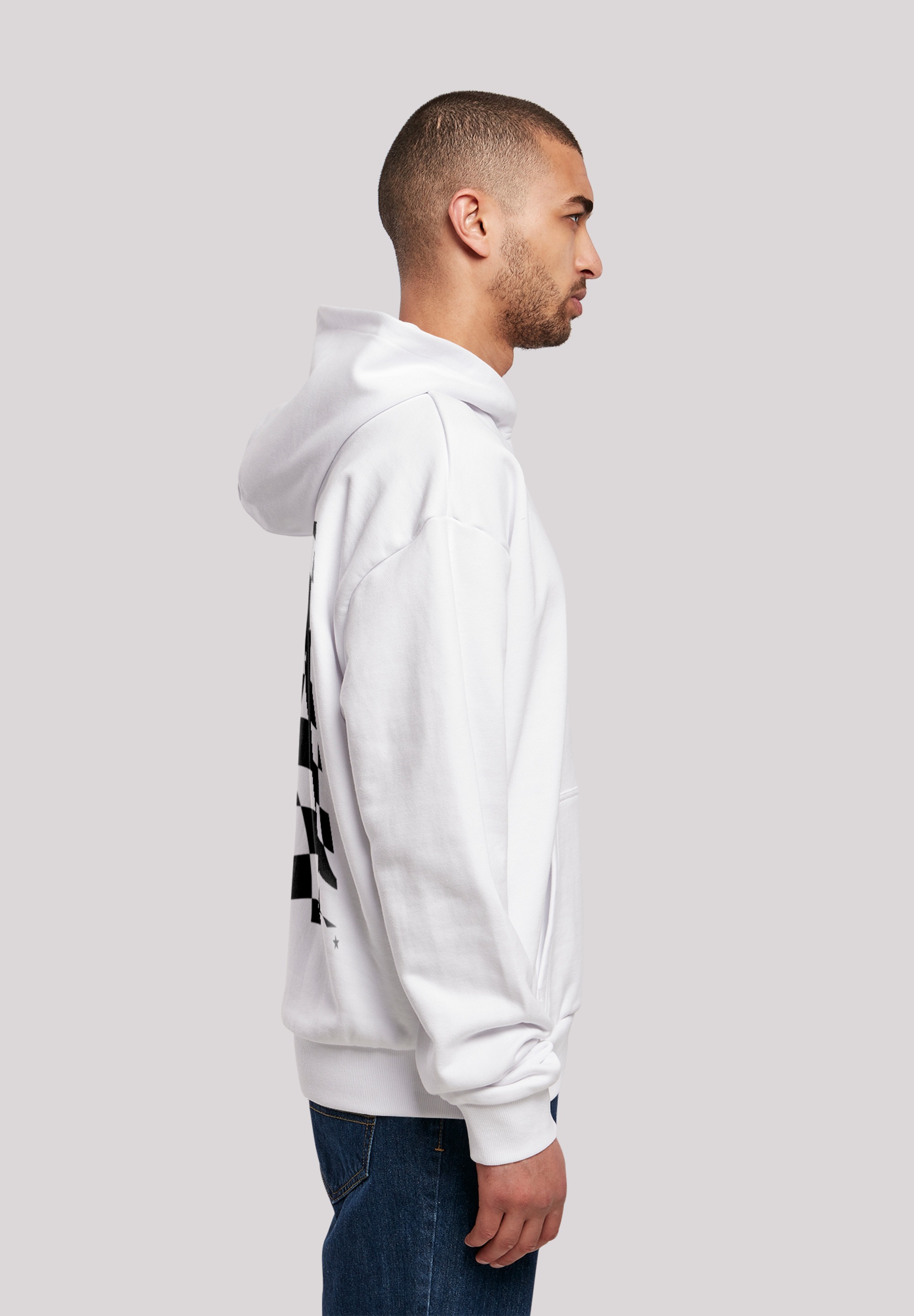 F4NT4STIC Kapuzenpullover »Wavy Schach Muster«, Print