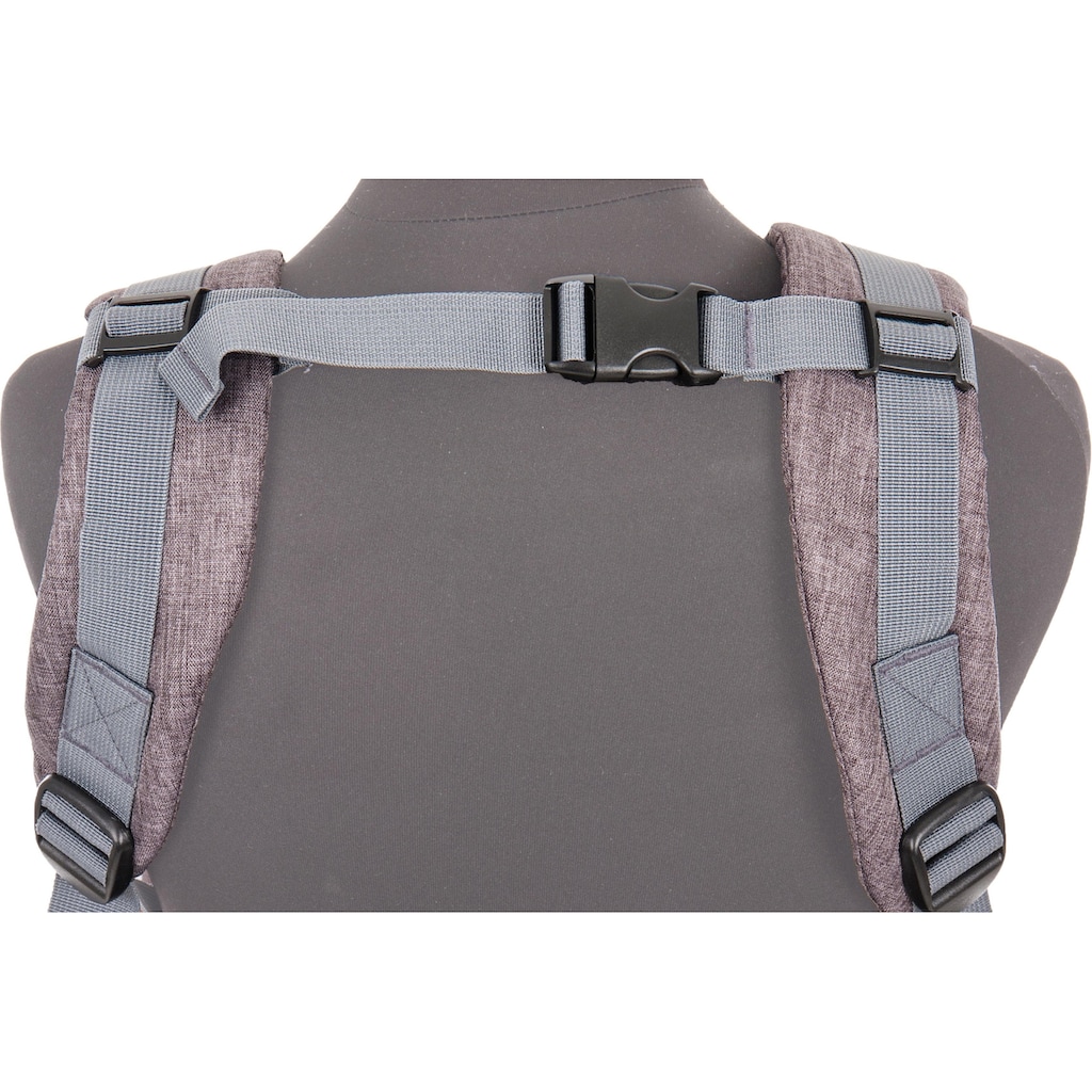 Fillikid Bauchtrage »WALK grau/melange«, bis 15 kg