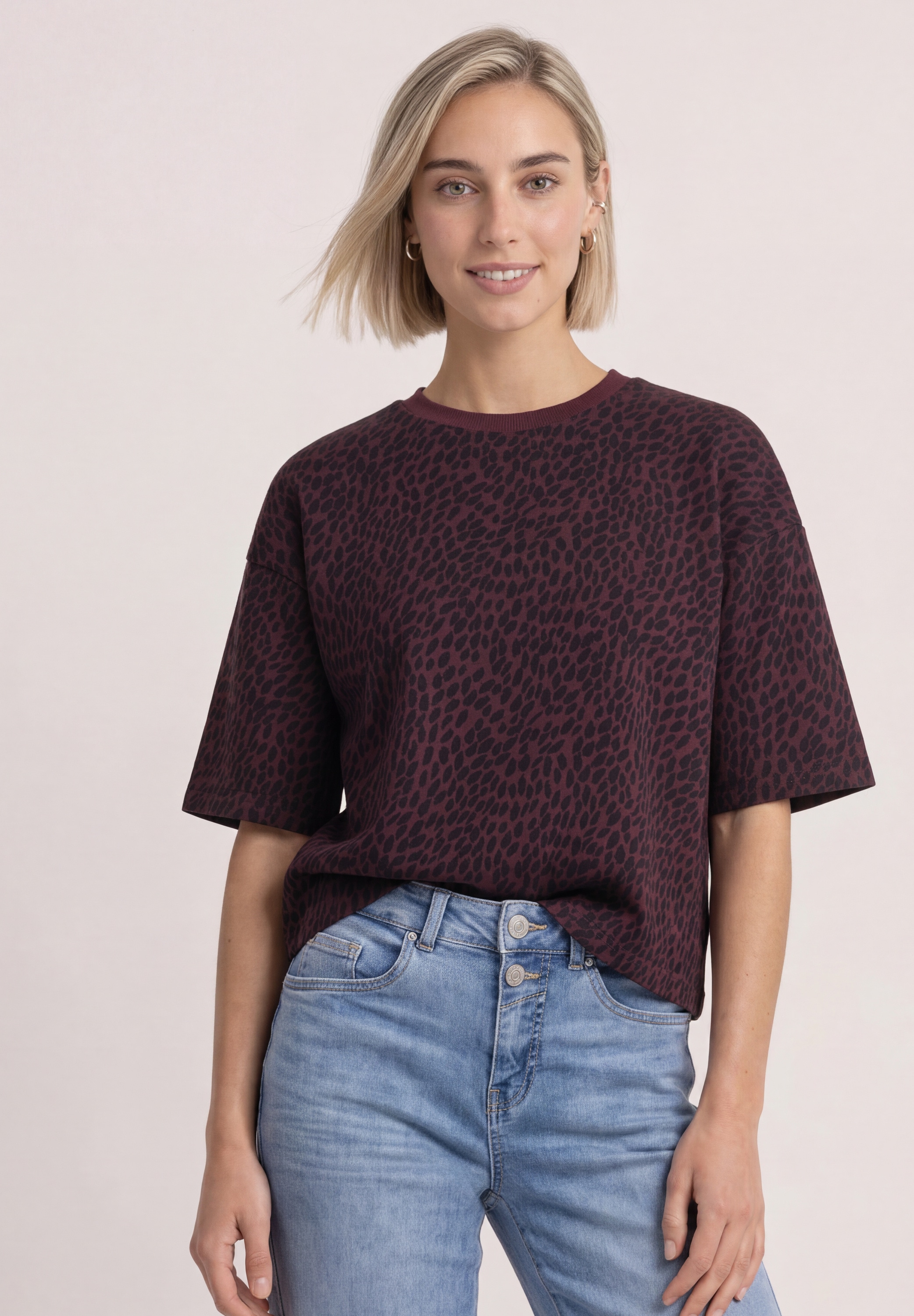 STREET ONE Sweatshirt, aus softem Materialmix