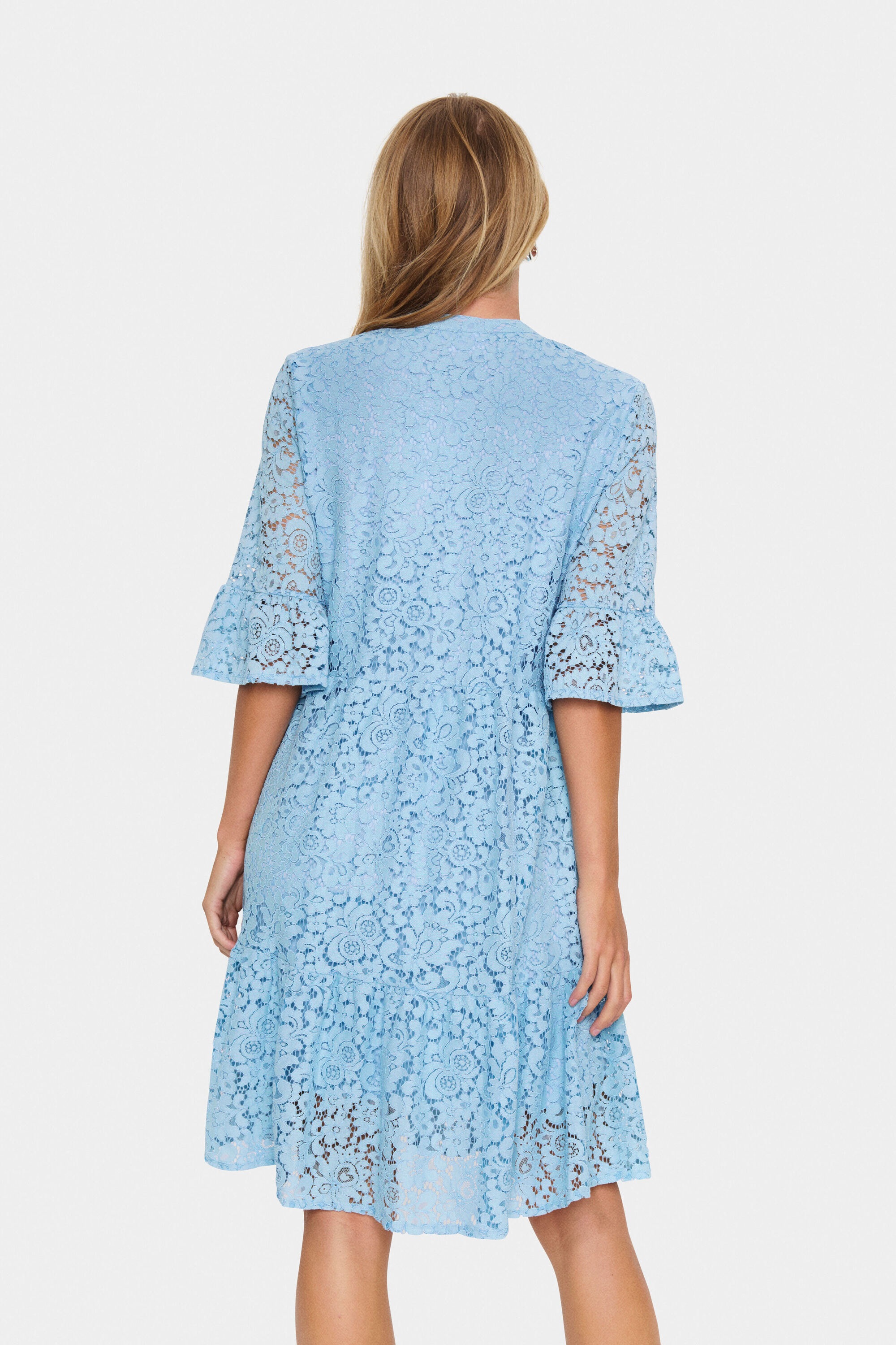 Saint Tropez Midikleid »Damen Kleid ZannaSZ«