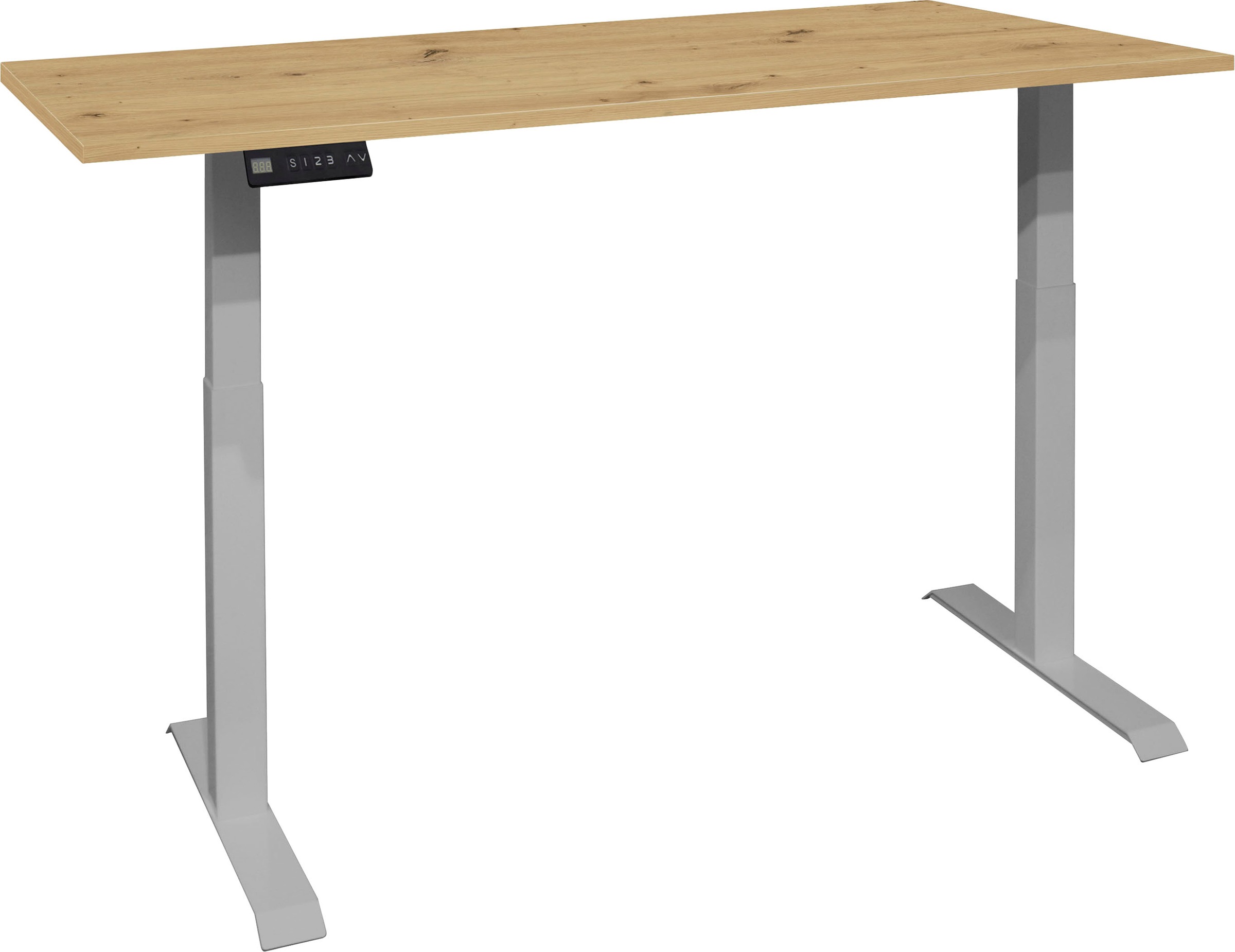 Mäusbacher Schreibtisch "Big System Office", Breite 140 cm, elektrisch höhenverstellbar