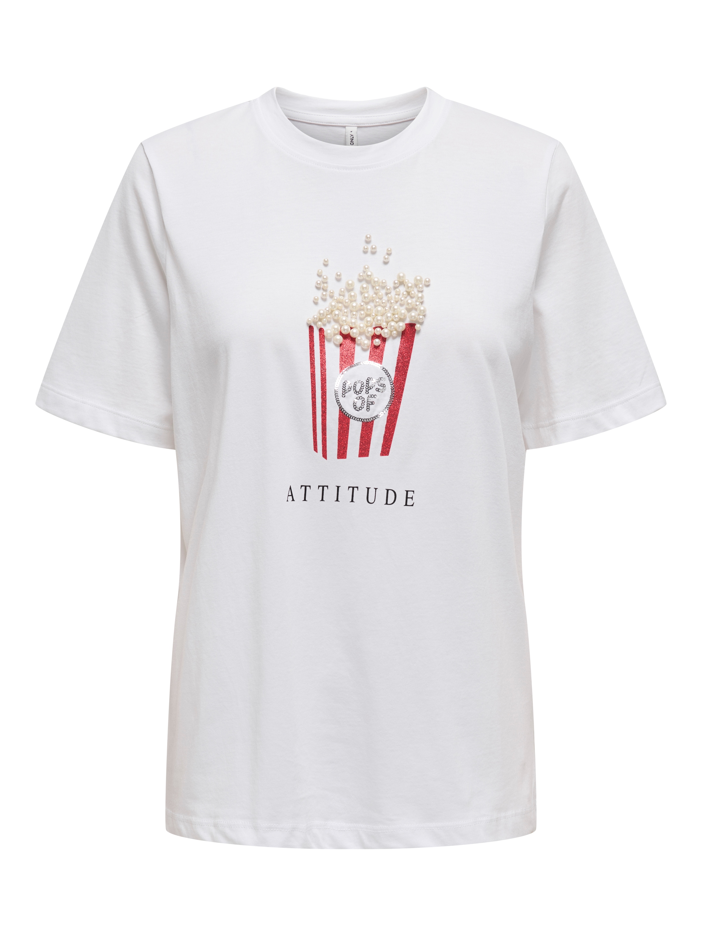 ONLY Kurzarmshirt »ONLBURST LIFE S/S POPCORN TOP BOX JRS«