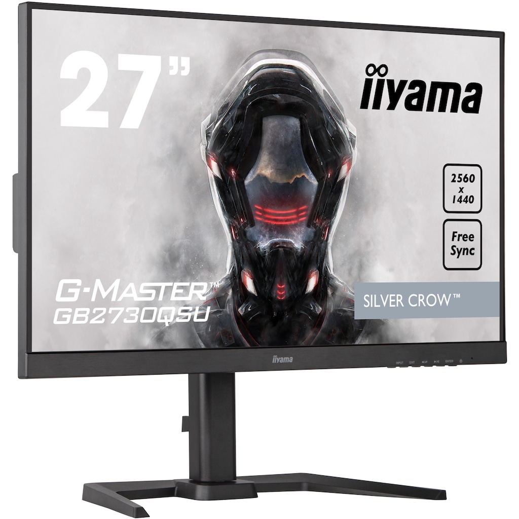 Iiyama Gaming-LED-Monitor »GB2730QSU-B5«, 68,5 cm/27 Zoll, 2560 x 1440 px, WQHD, 1 ms Reaktionszeit, 75 Hz