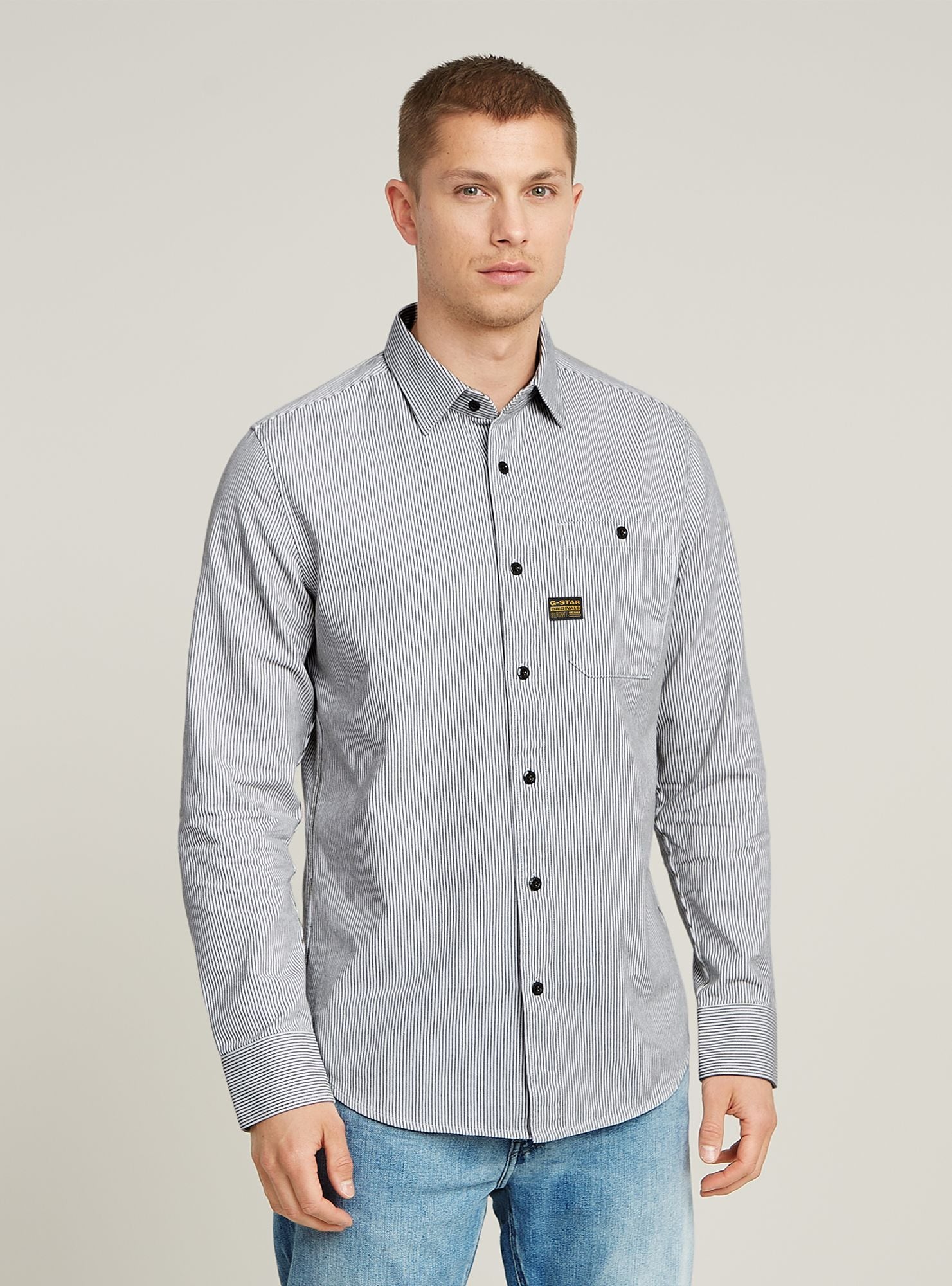 G-STAR Langarmshirt "Bristum 2.0 Slim Hemd" günstig online kaufen