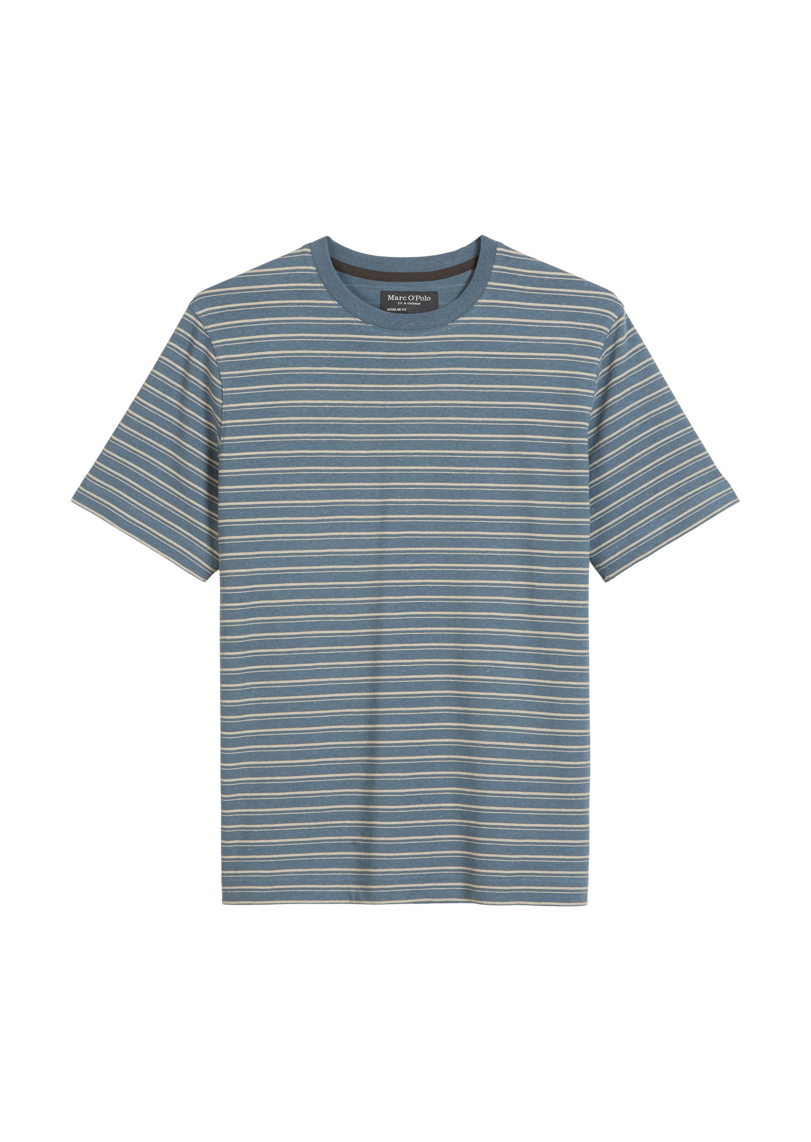 Marc O'Polo T-Shirt »aus Bio-Baumwoll-Leinen-Mix«