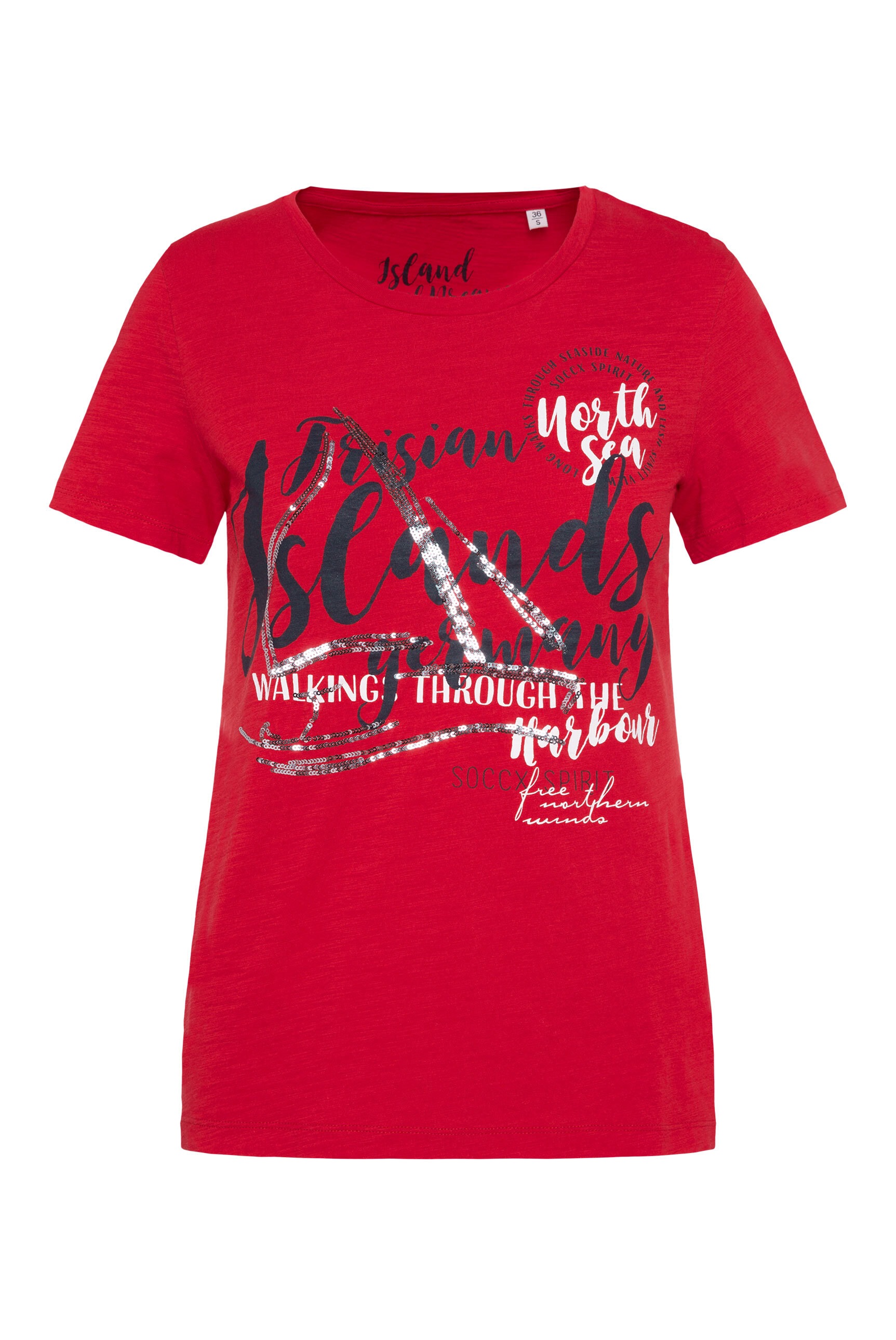 SOCCX Rundhalsshirt, aus Baumwolle günstig online kaufen