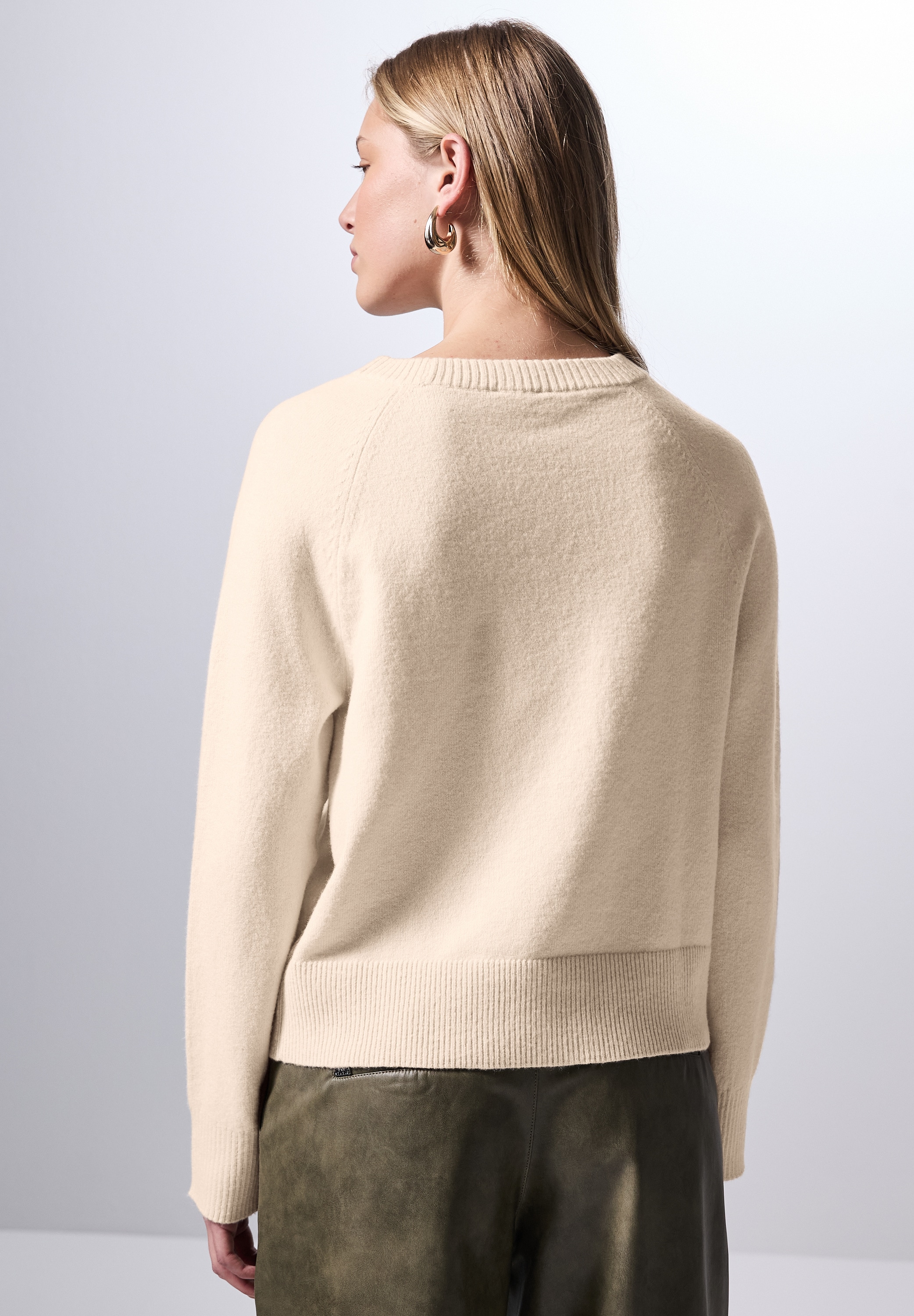 STREET ONE STUDIO Strickpullover, im soften Baumwoll-Mix