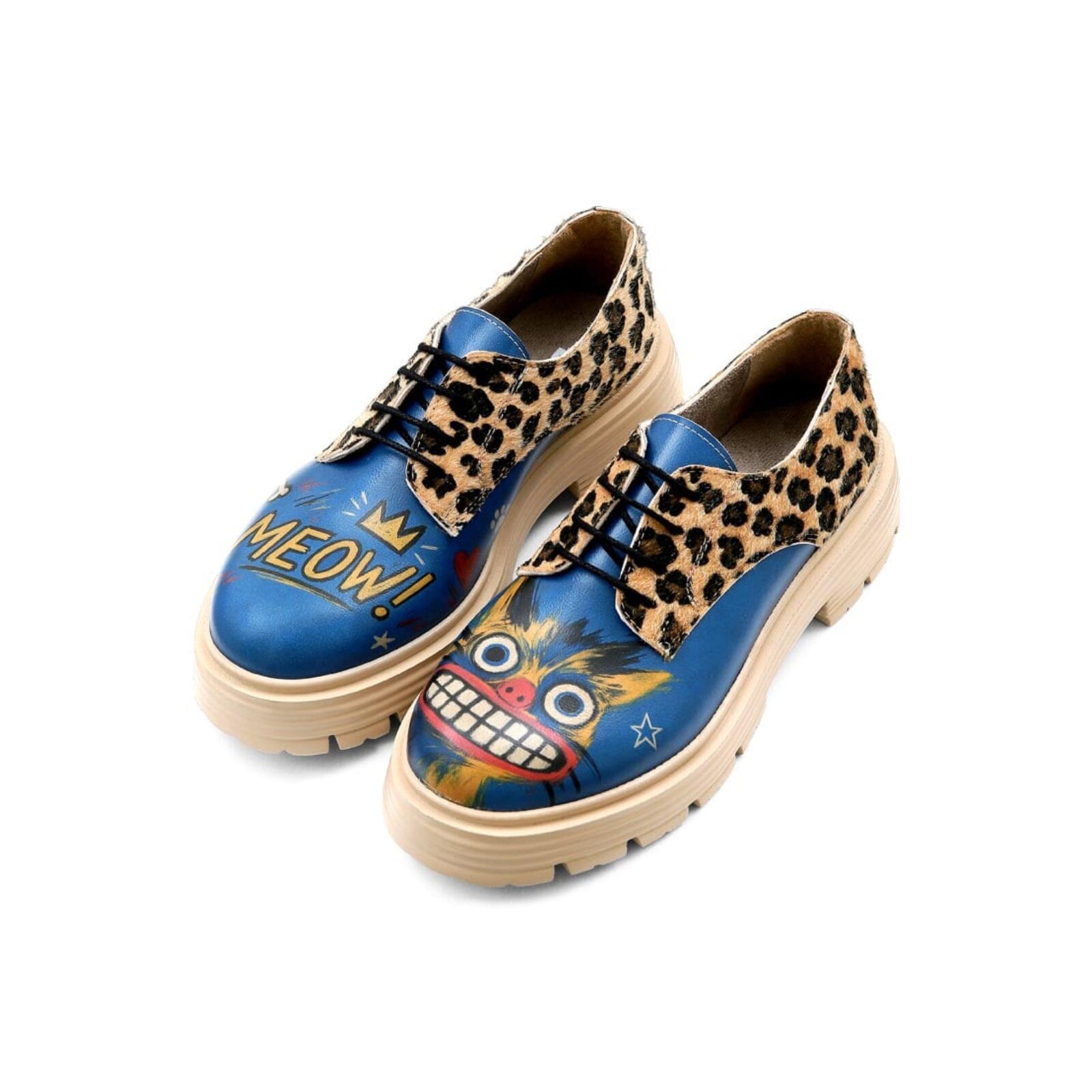 DOGO Loafer »Brooklyn Meow Attack Damen Halbschuhe«, Handgefertigt