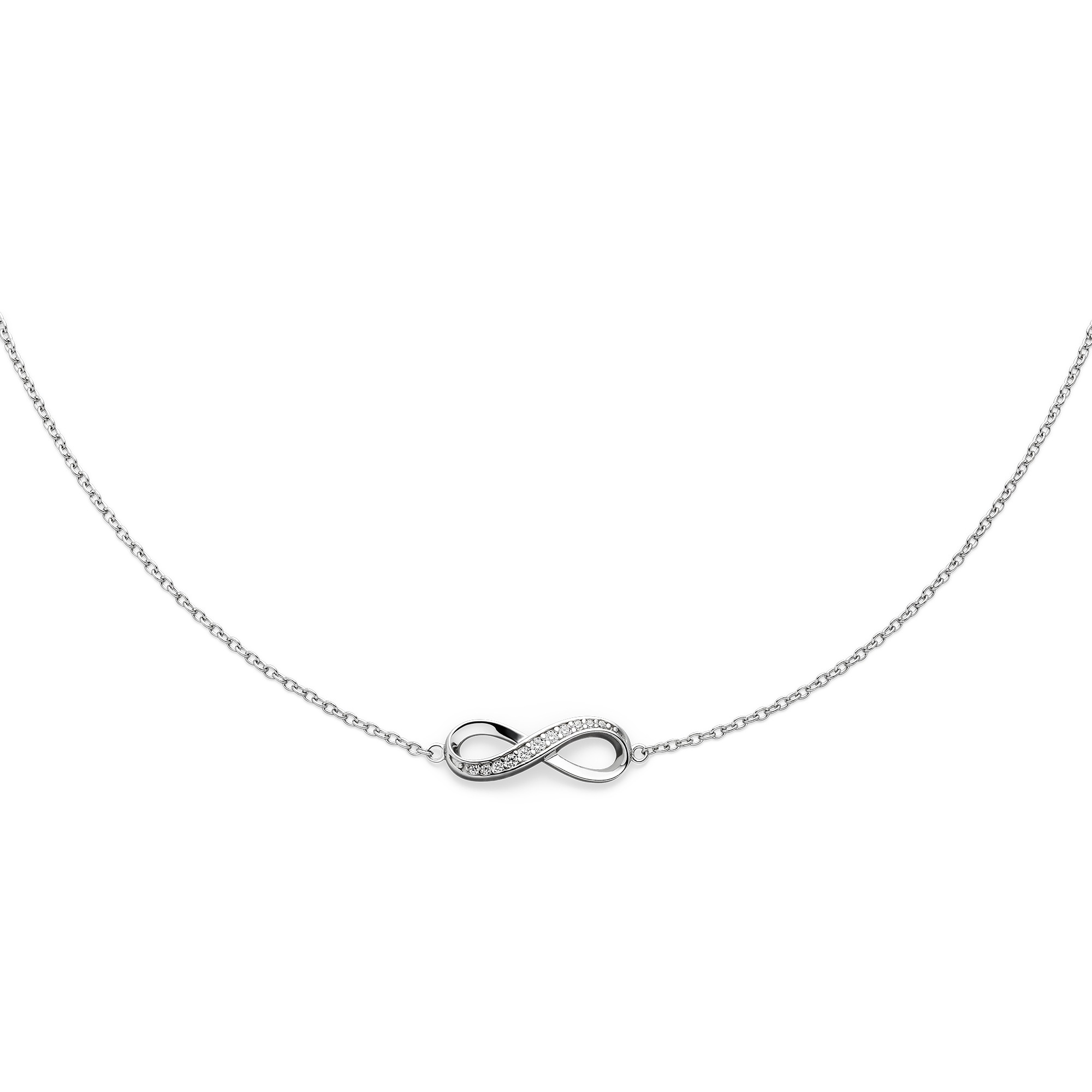 s.Oliver Armband »Infinity, Unendlichkeitsschleife« mit Zirkonia (synth.)