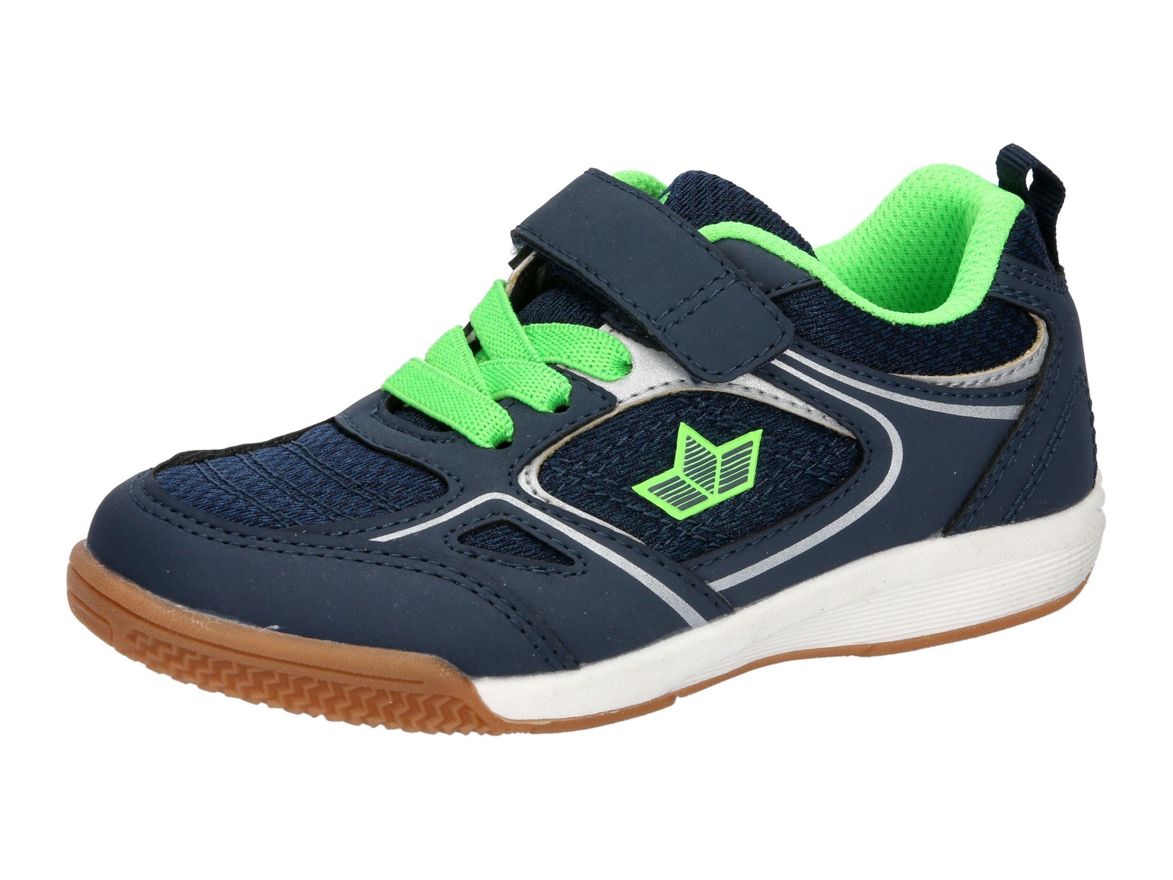 LICO Mädchen Hallenschuh "Sportschuh Racine VS", Gr. 37, blau, Synthetik, Schuhe