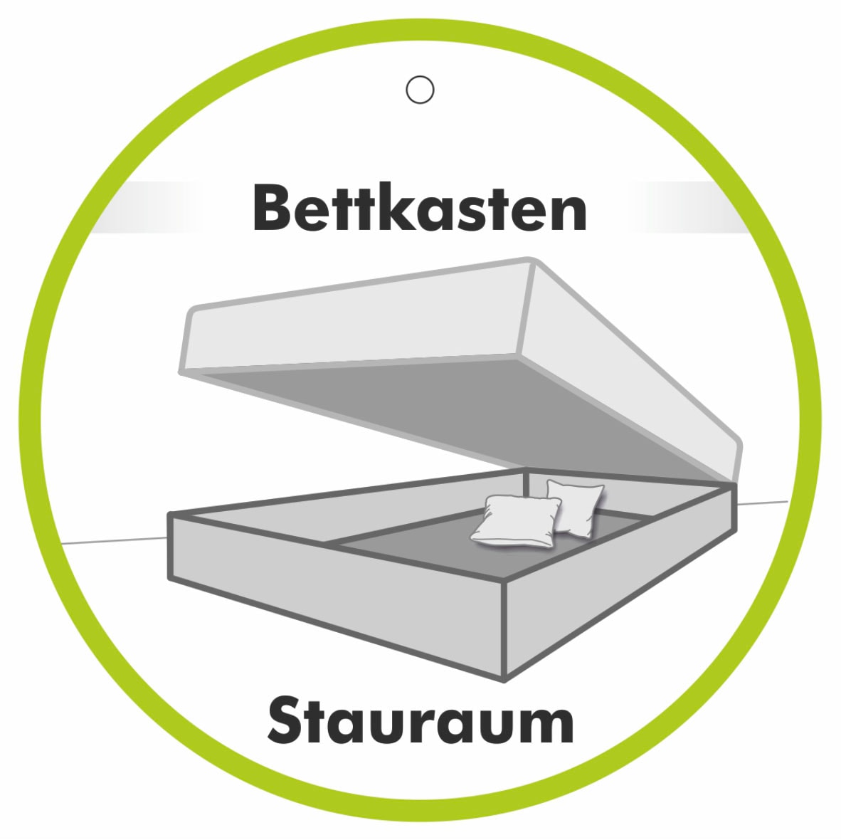 Jockenhöfer Gruppe Boxspringbett »Amelie«, mit Bettkasten und Topper, erhältlich in 120 & 140cm Breite