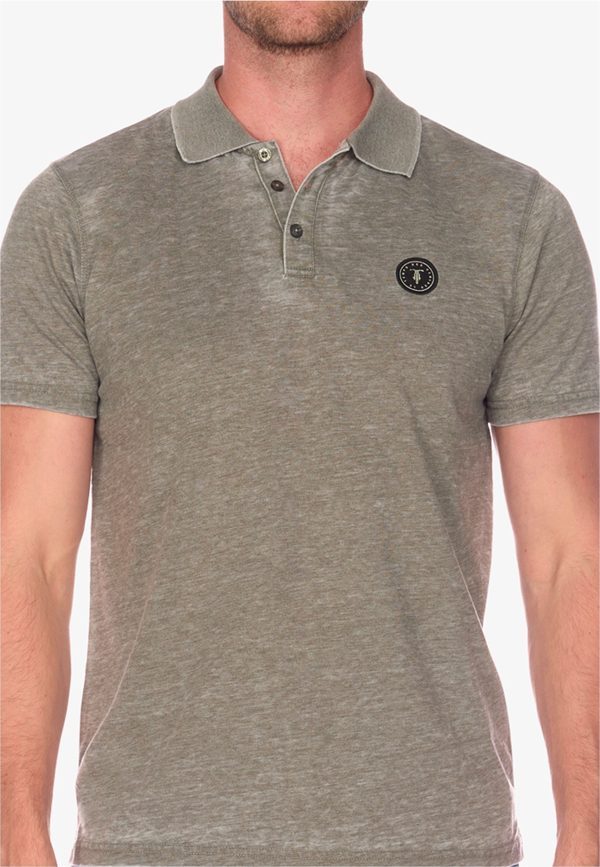 Le Temps Des Cerises Poloshirt »BRETY«, mit meliertem Design