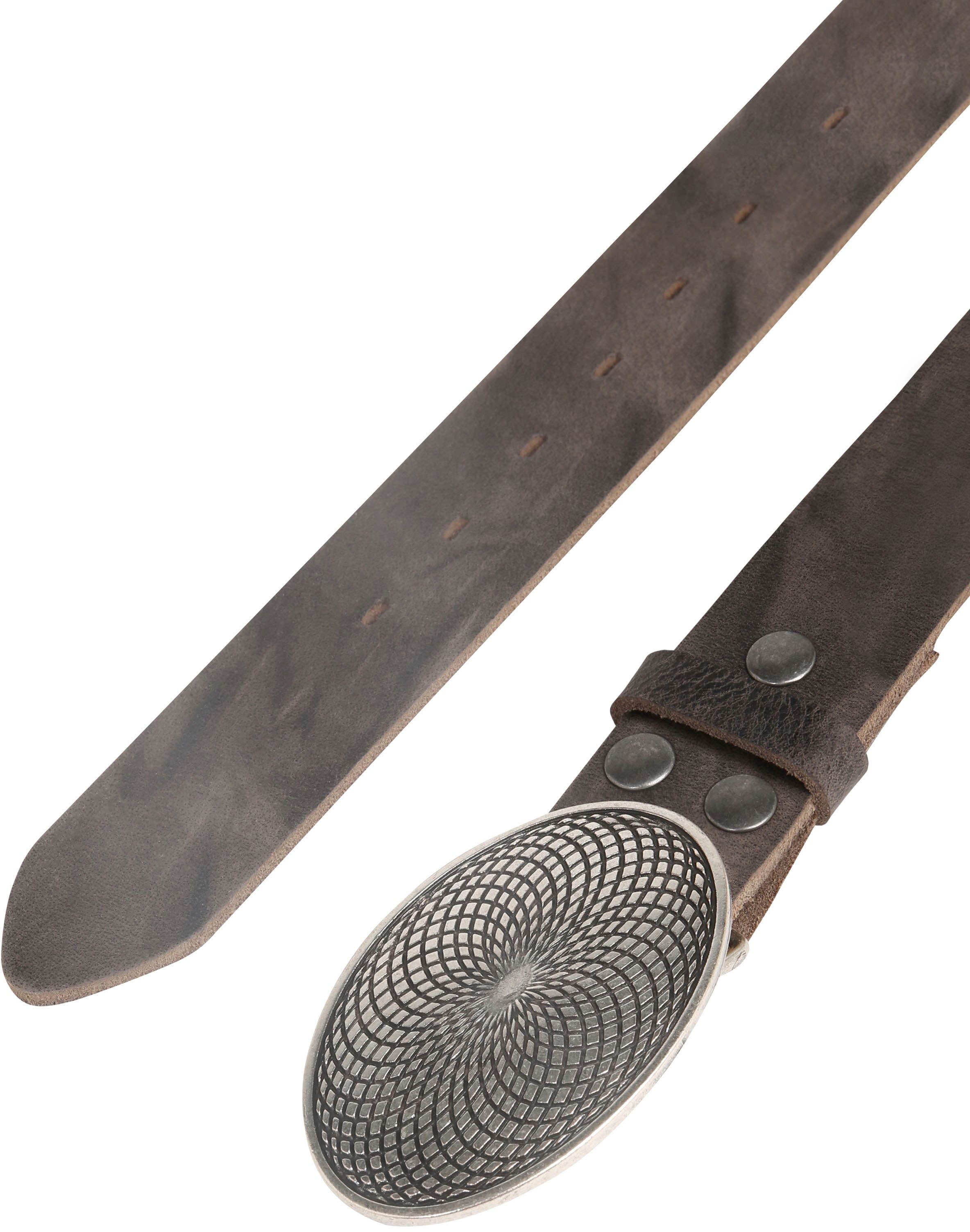 Rettungsring Gürtel Ledergürtel mit Koppelschließe im Antik-Look günstig online kaufen