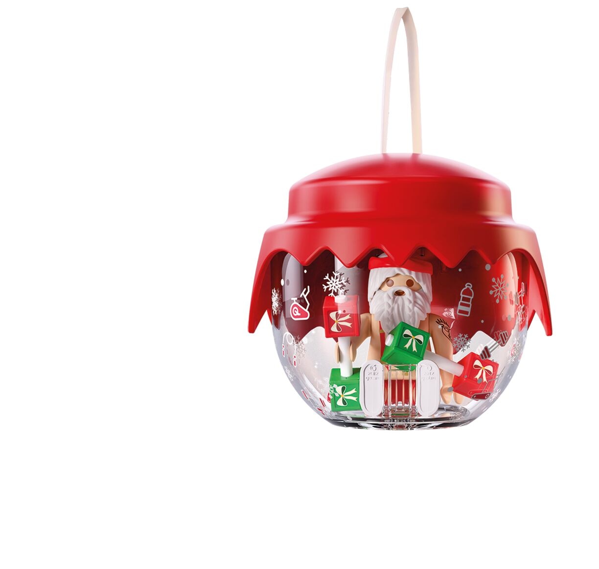 Playmobil® Konstruktions-Spielset »Weihnachtskugel: Kraftsportler (72220), Christmas«