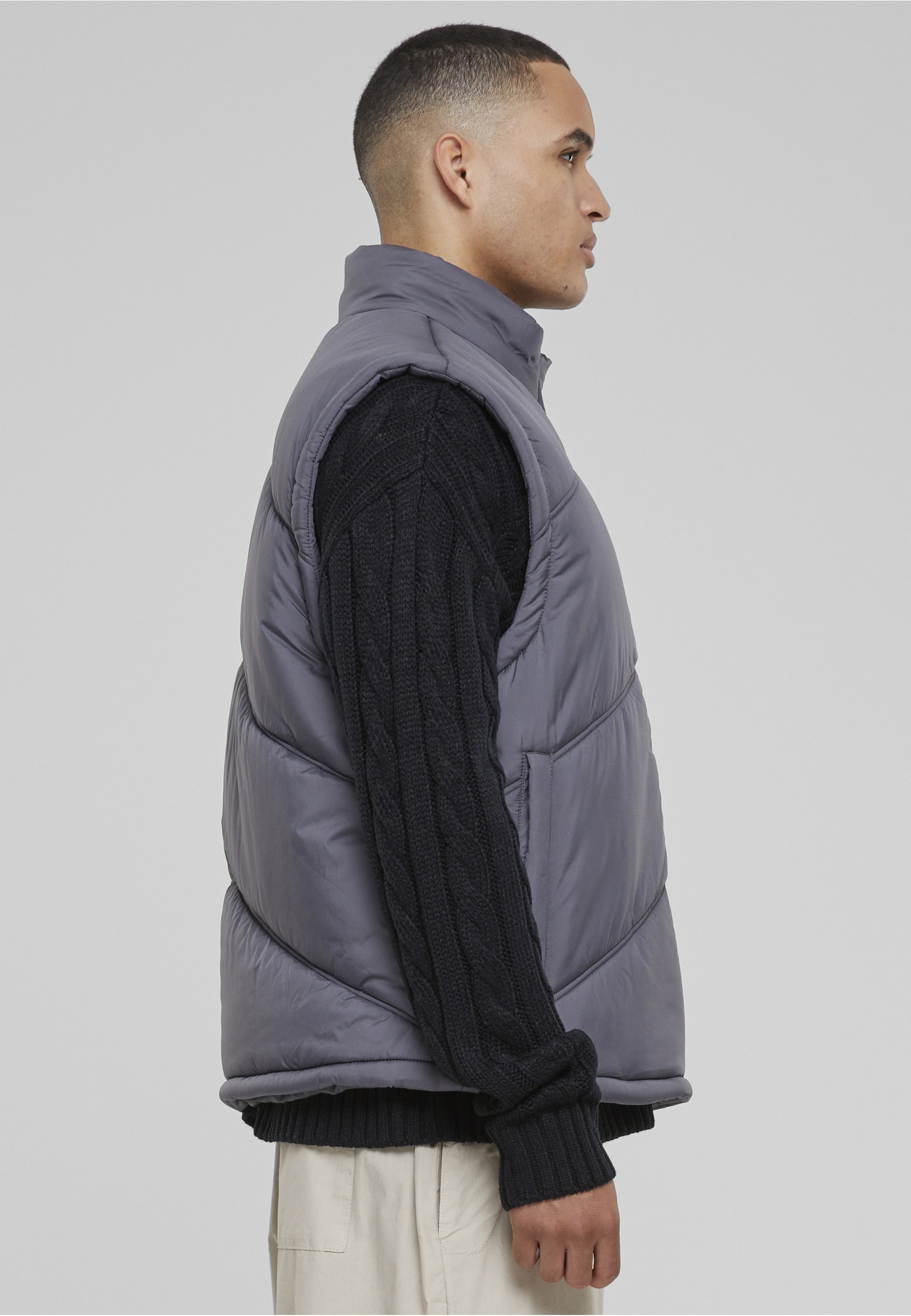 URBAN CLASSICS Steppweste »Urban Classics Herren Arrow Puffer Vest« 1 Stk.