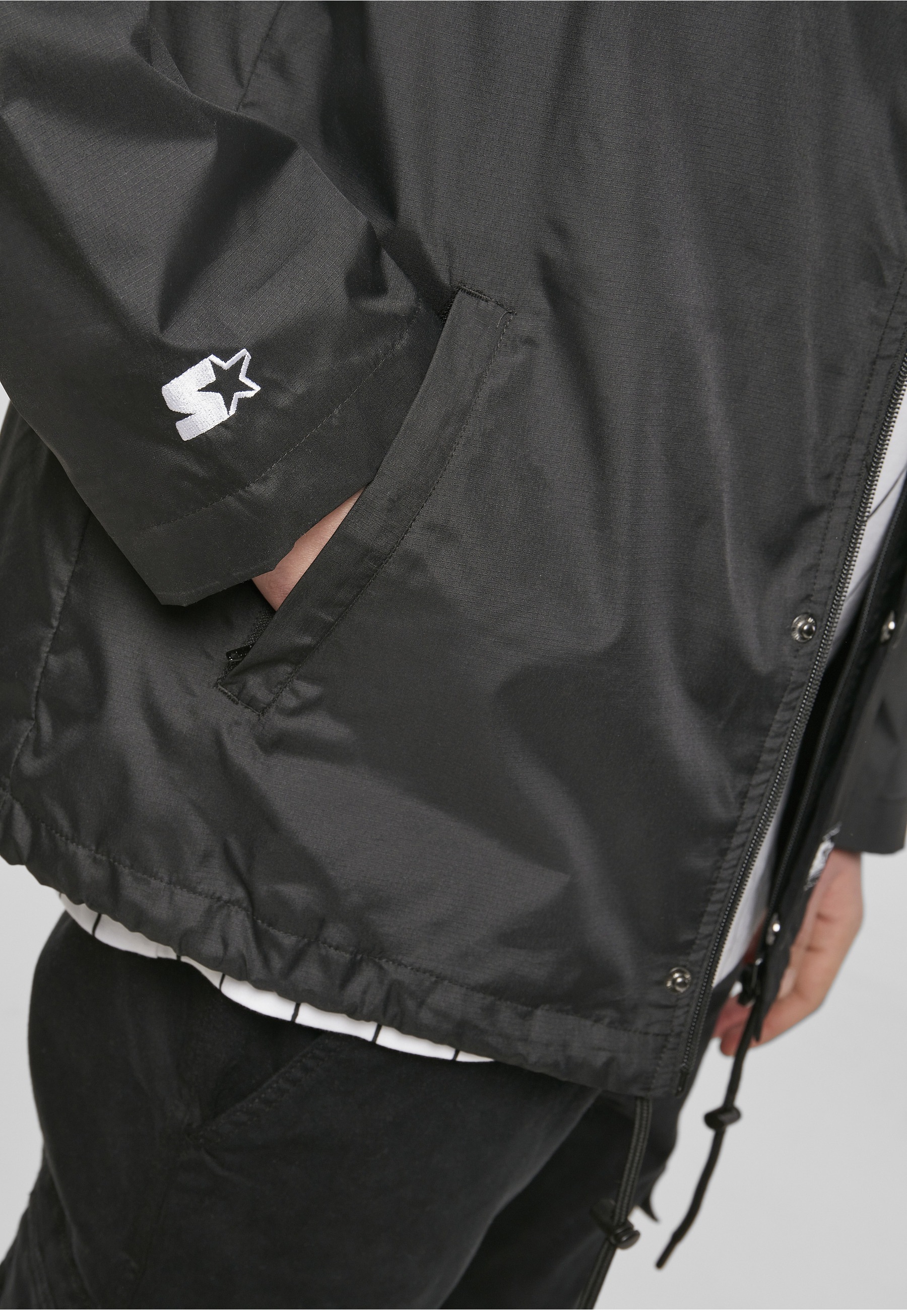 Starter Black Label Allwetterjacke »Starter Black Label Herren Starter Coach Jacket« 1 Stk. tlg. ohne Kapuze