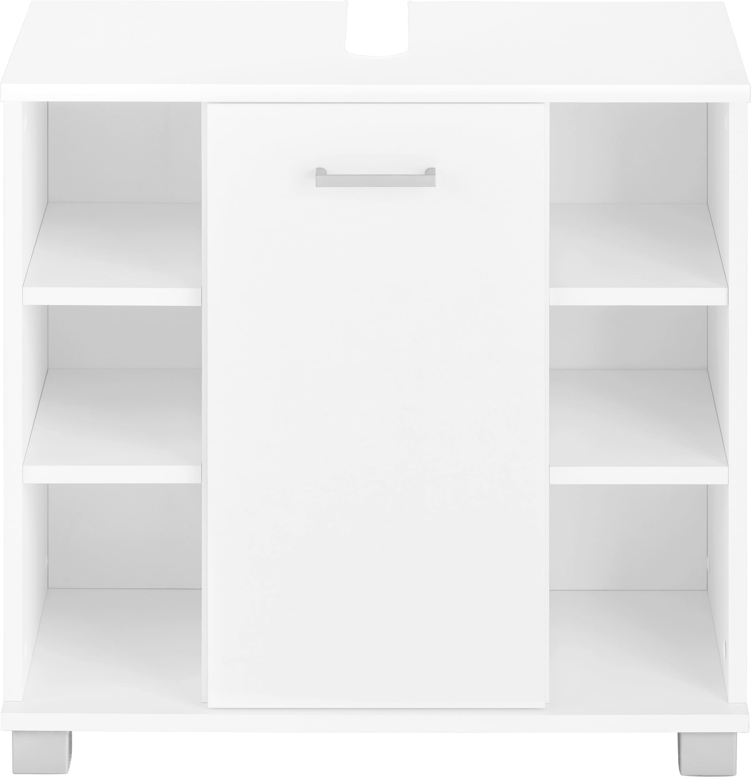 Schildmeyer Waschbeckenunterschrank »Mobes, Made in Germany«, Breite/Höhe: 65,1/62,4 cm, Badschrank mit Tür und Regalfächern