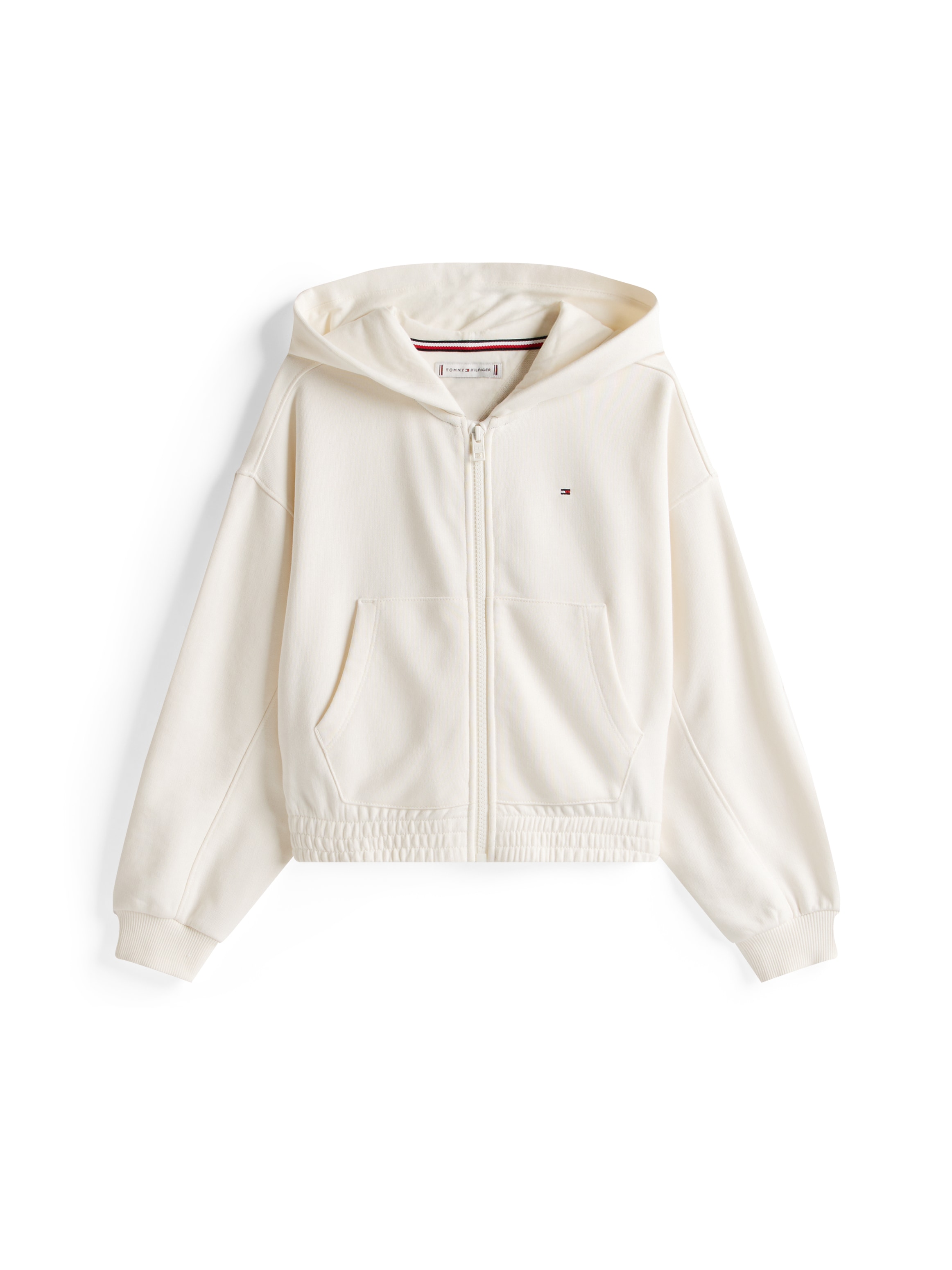 Tommy Hilfiger Kapuzensweatjacke »TOMMY PUFF PRINT ZIP THRU HOODIE«, für Kinder bis 16 Jahre, Druck auf der Kapuze