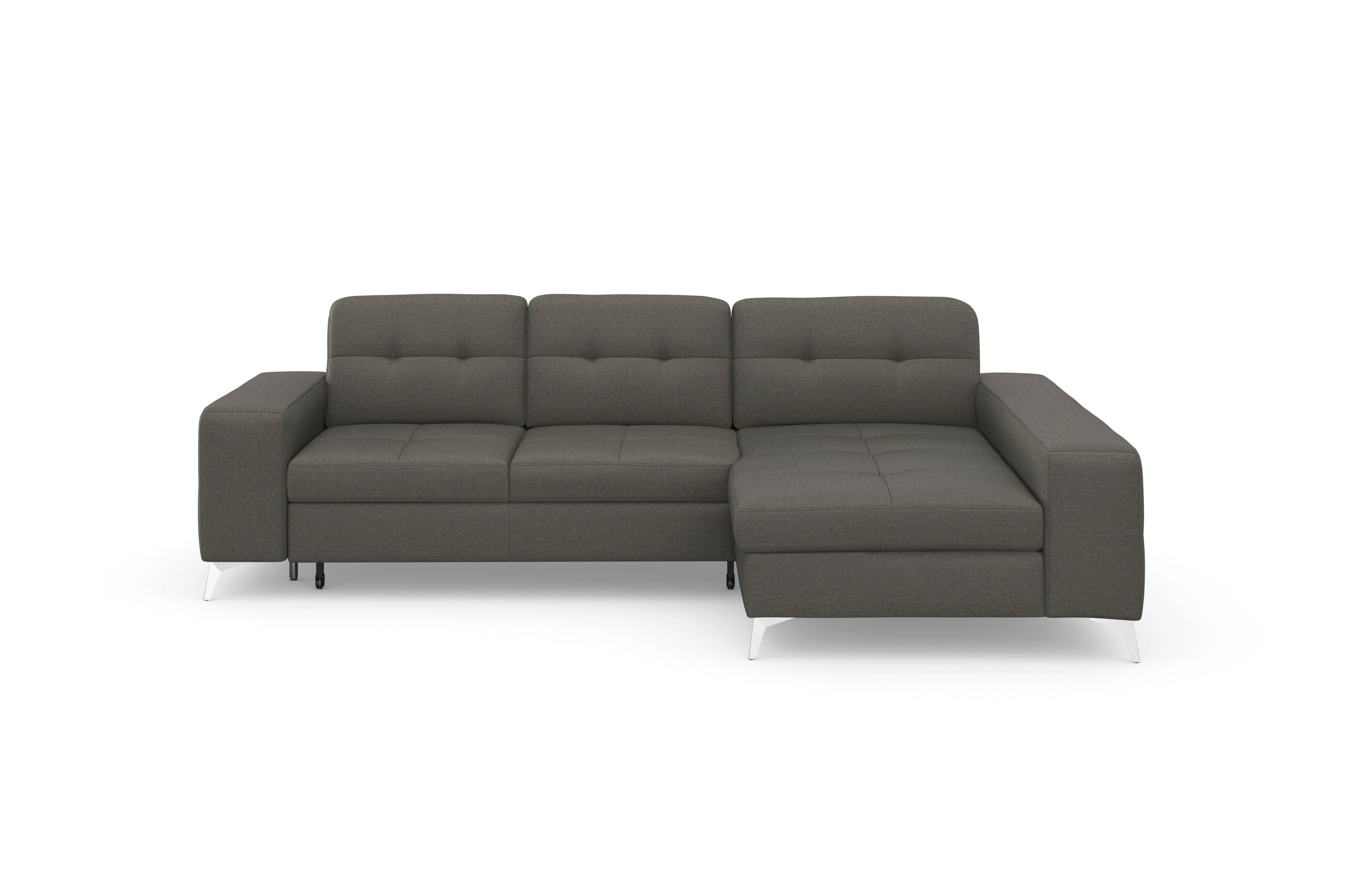 sit&more Ecksofa "Baviene L-Form" inklusive Sitztiefenverstellung & Federkern, optional Schlaffunktion
