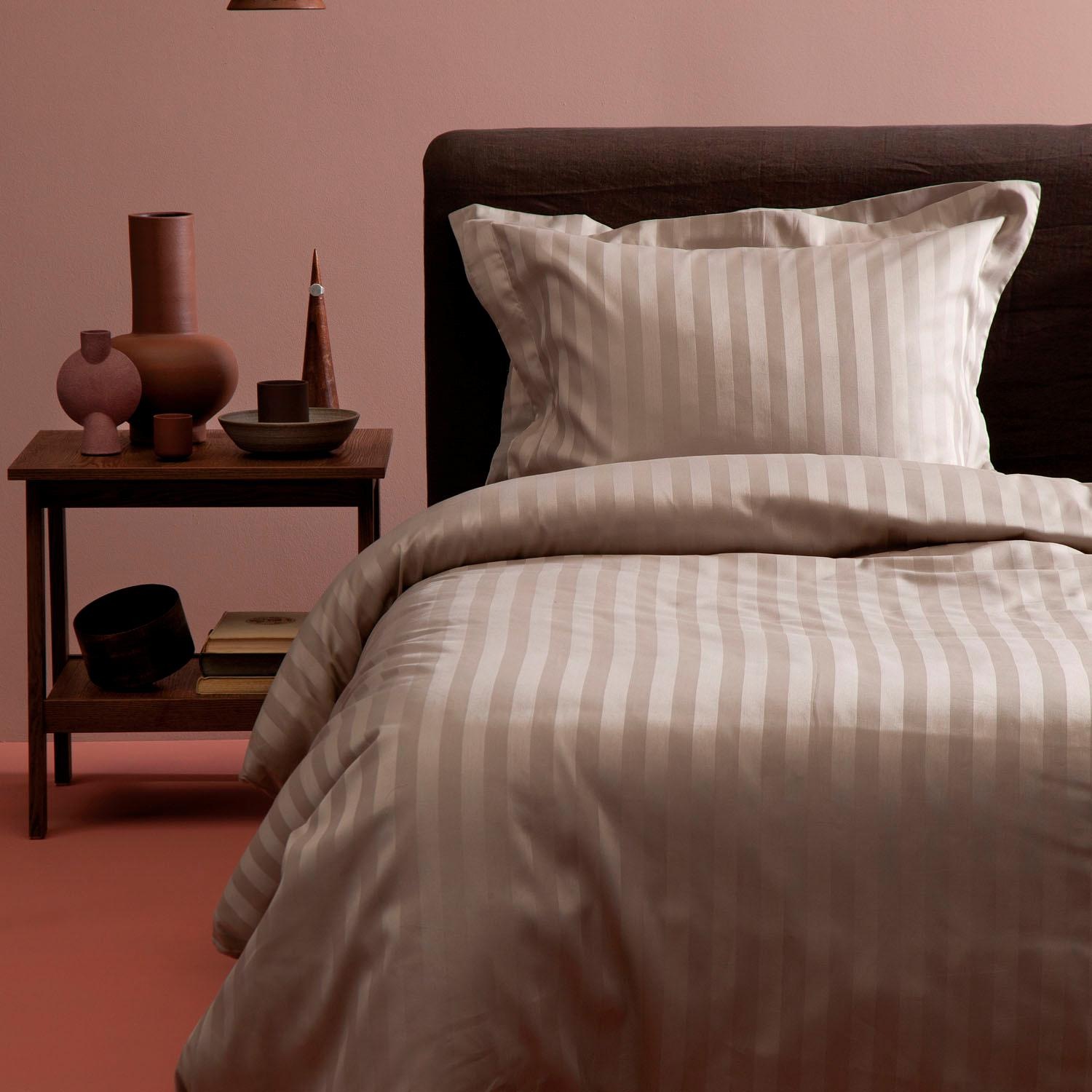 damai Bettwäsche "Streifsatin in Gr. 135x200, 155x220 oder 200x200 cm" 2 St günstig online kaufen