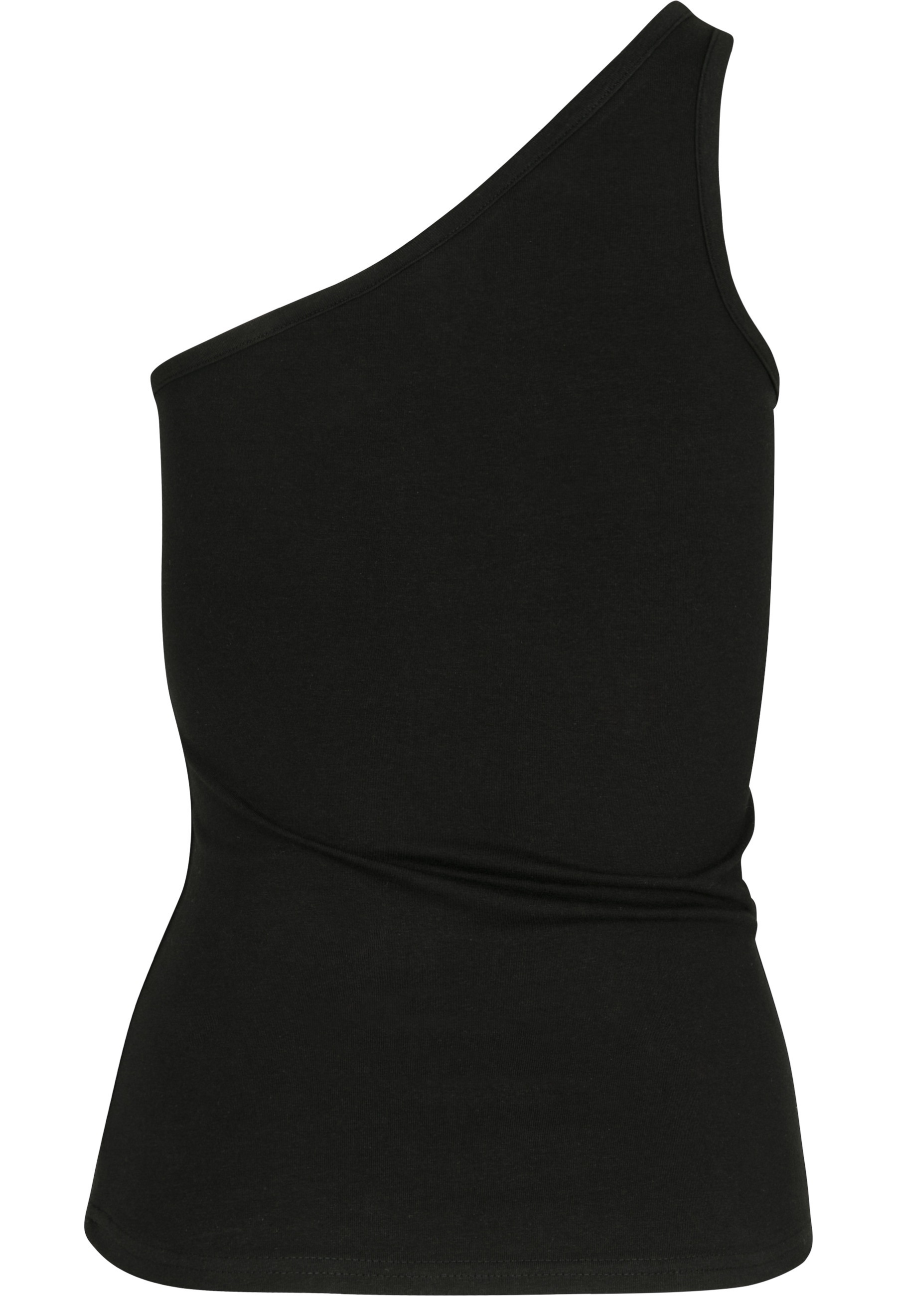 URBAN CLASSICS Tanktop "Urban Classics Damen Ladies Asymmetric Top" 1 Stk. günstig online kaufen