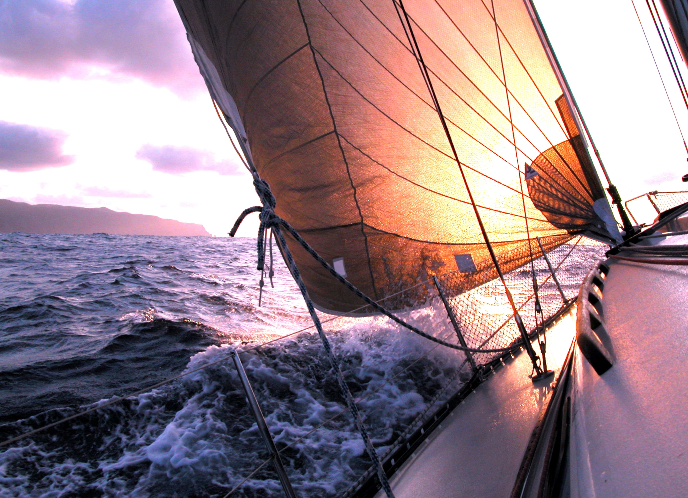 Fototapete »Sailing to Sunset«