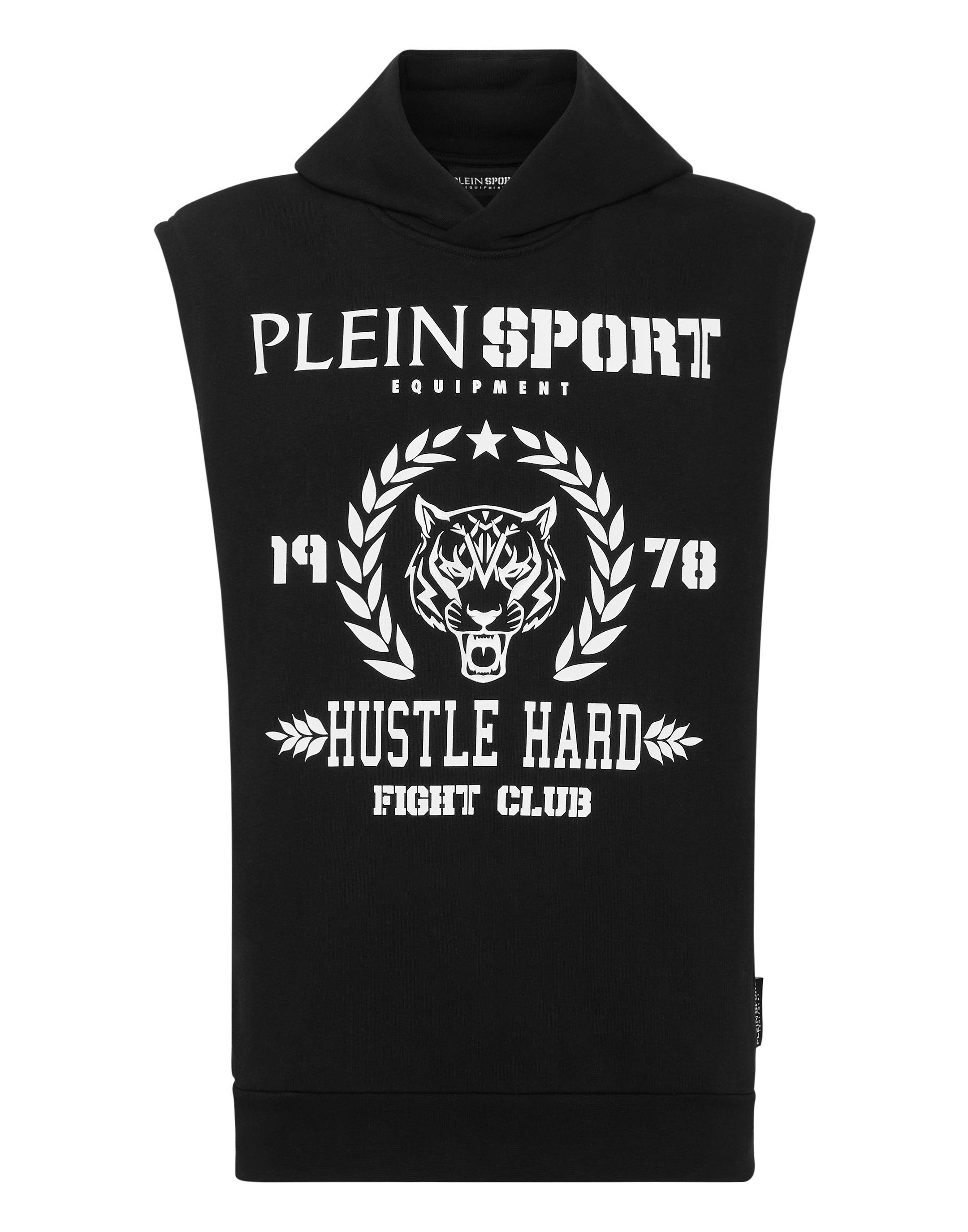 Sweatshirt PLEIN SPORT "Tiger", Jungen, Gr. 3XL, 0201, schwarz, weiß, Obermaterial: 88% Baumwolle, 12% Polyester, Sweatshirts Sweatshirt