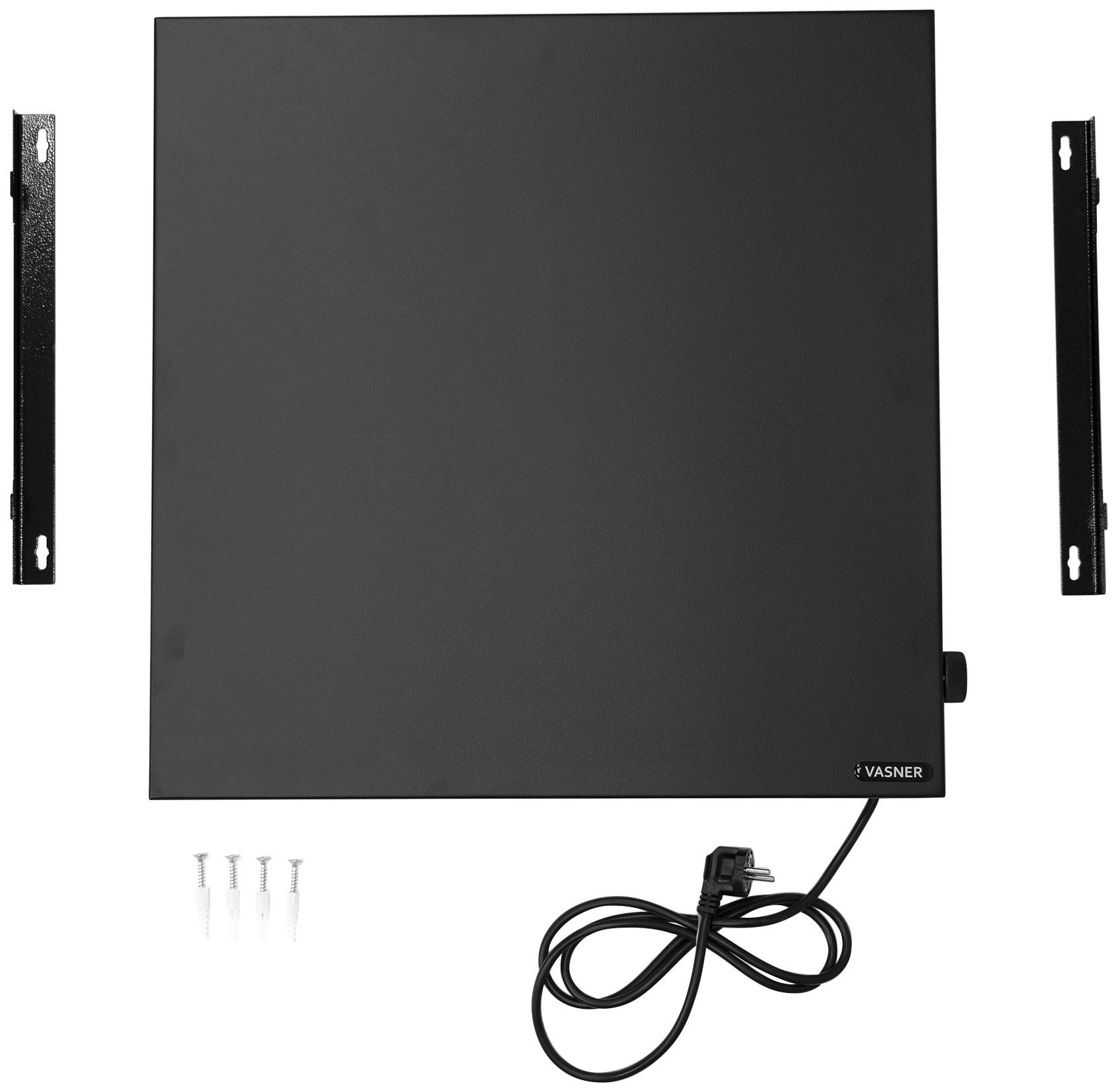 Infrarotheizung »Konvi schwarz«, Hybridheizung mit Konvektion & Thermostat, 1.200 Watt