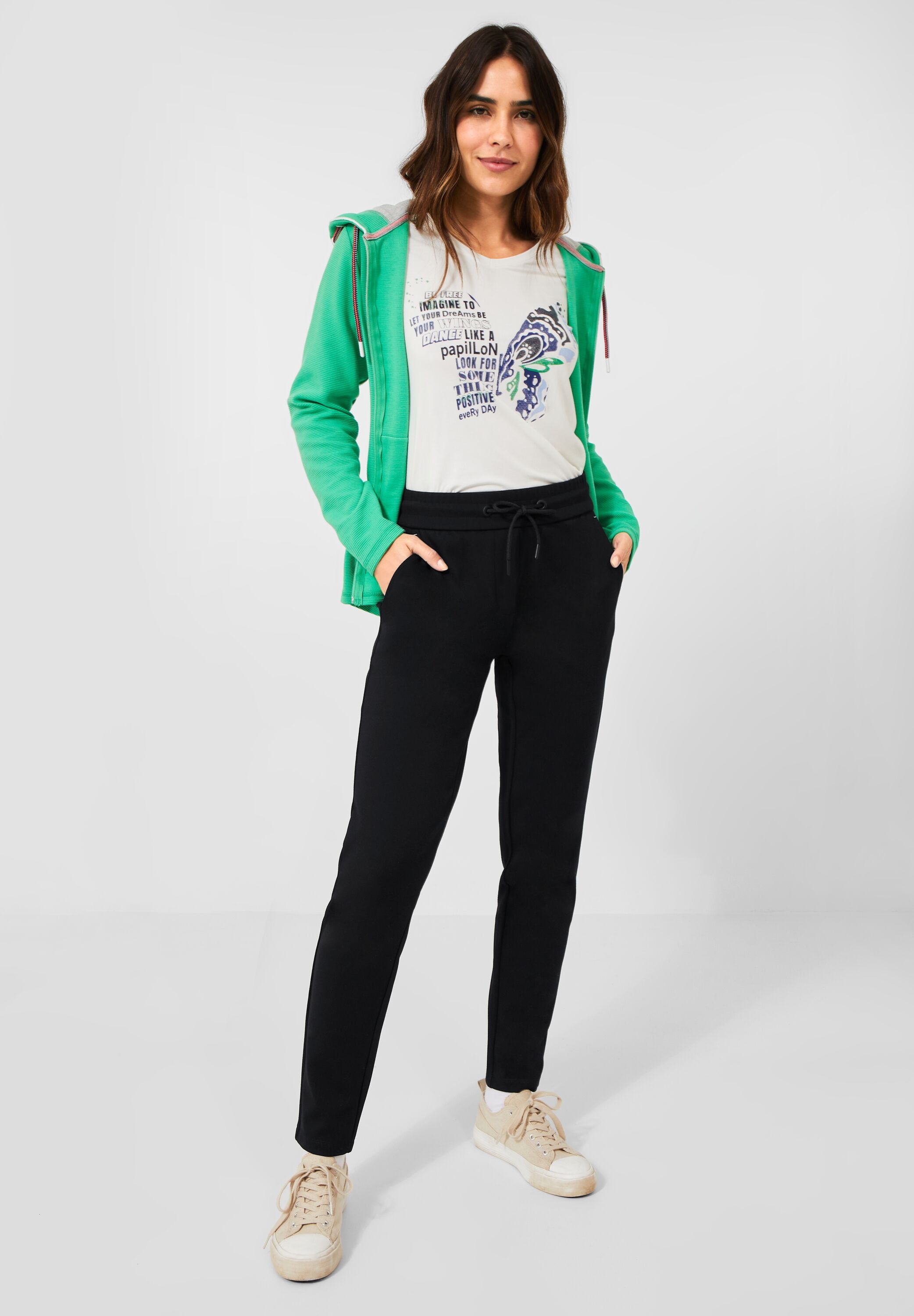 Cecil Jerseyhose, in Unifarbe